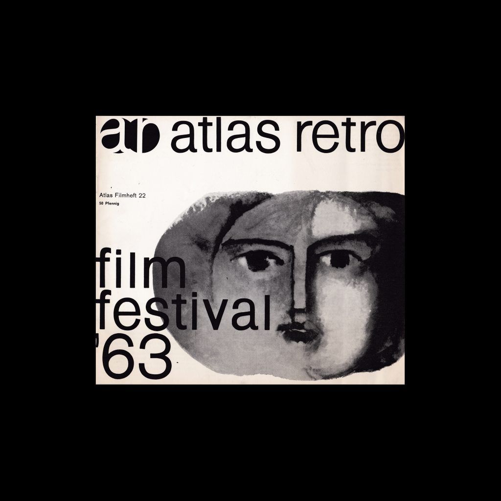 Atlas Filmheft 22 - Film Festival '63 designed by Karl Oskar Blase