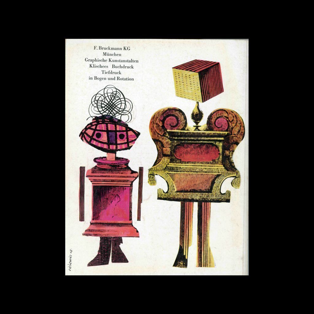 Gebrauchsgraphik, 4, 1963. Covers design by Roman Cieślewicz