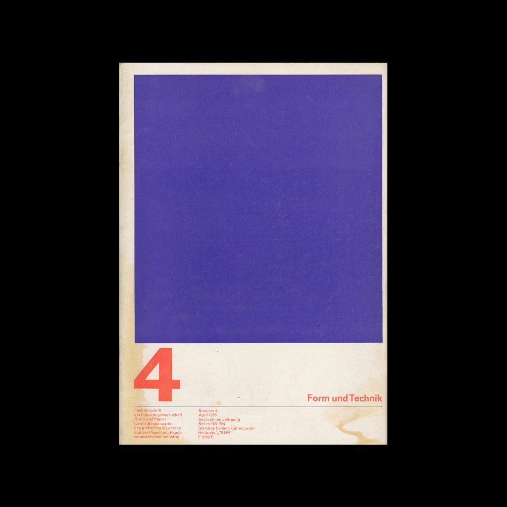 Form und Technik, 4, 1965