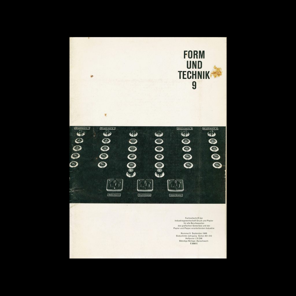 Form und Technik, 9, 1966