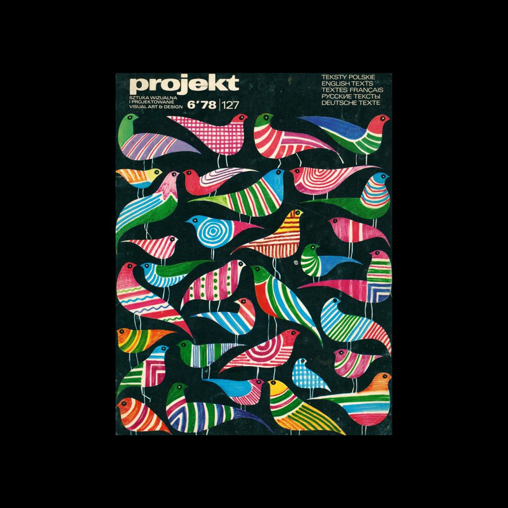 Projekt 127, 6, 1978. Cover design by Hubert Hilscher
