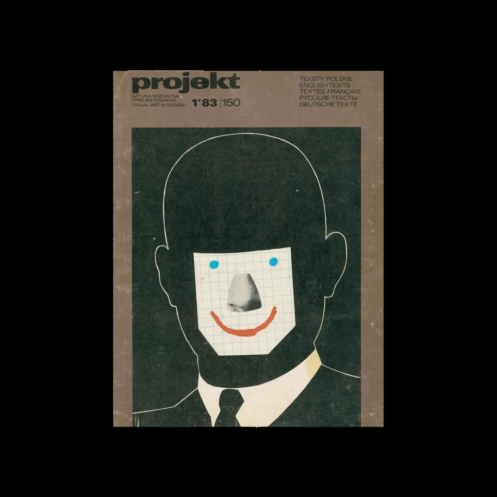 Projekt 150, 1, 1983. Cover design by Hubert Hilscher