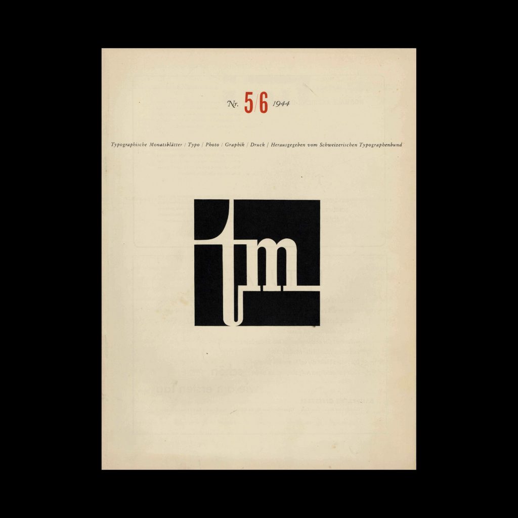 Typografische Monatsblätter, 5-6, 1944