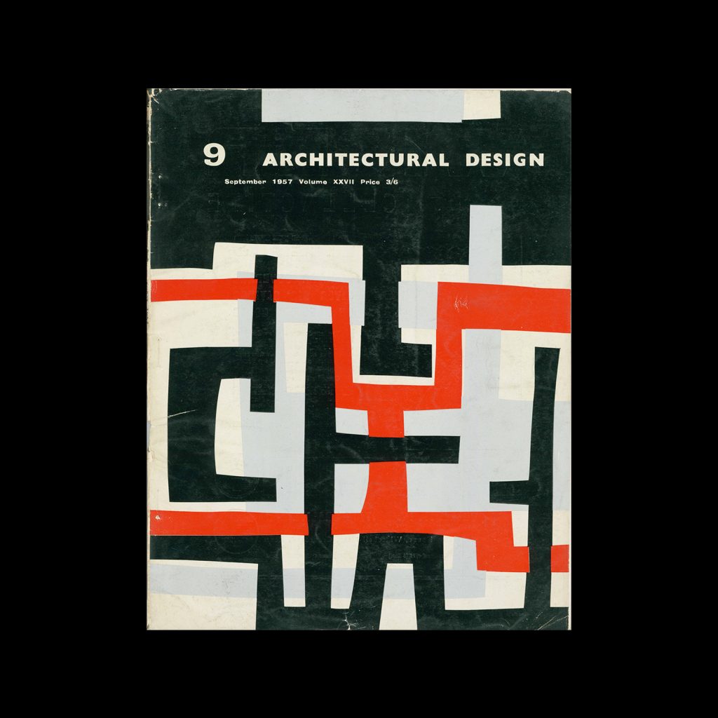 Architectural Design, September 1957. Cover design by Theo Crosby