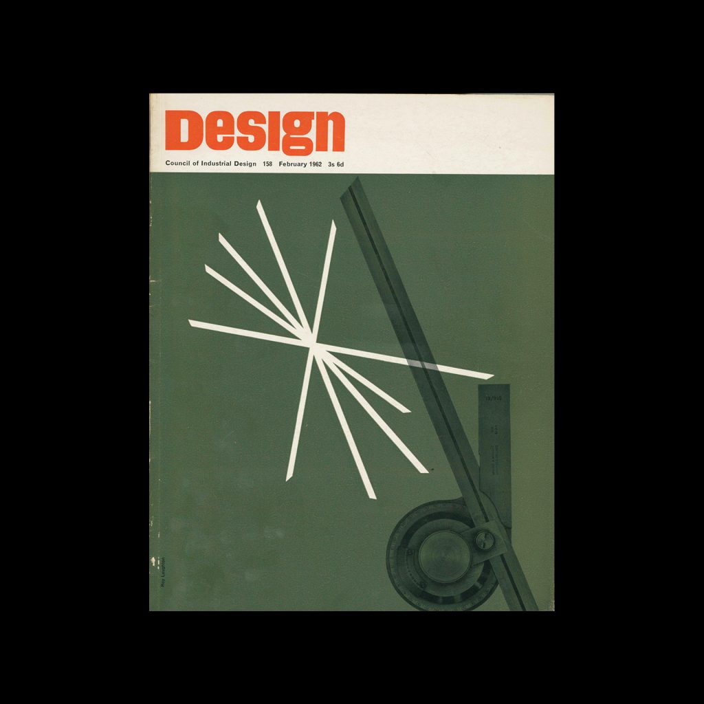 Design, Council of Industrial Design, 158, February 1962. Cover design by Roy Laughton