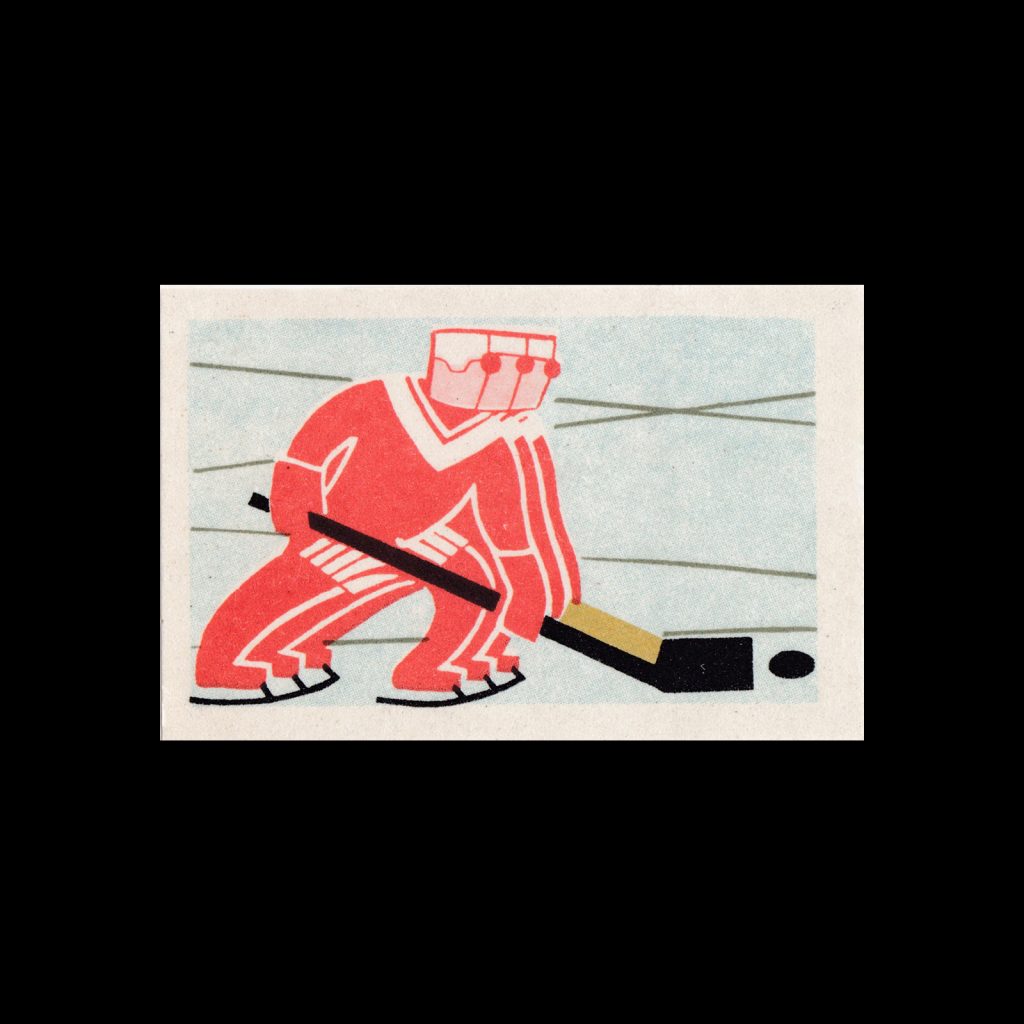 Ice Hockey - World Championship 1966, Russian Matchbox Label Set
