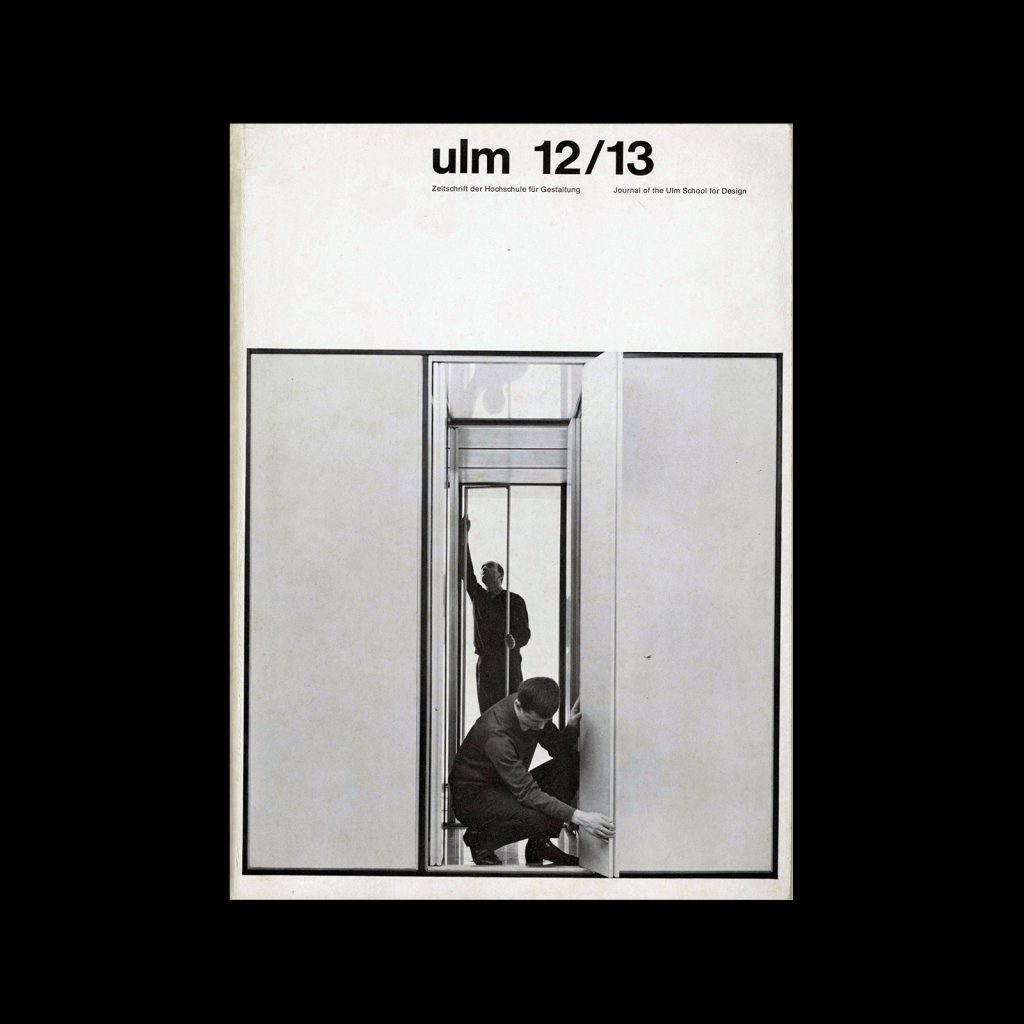 Ulm 12/13, Journal of the Hochschule fur Gestaltung, 1965