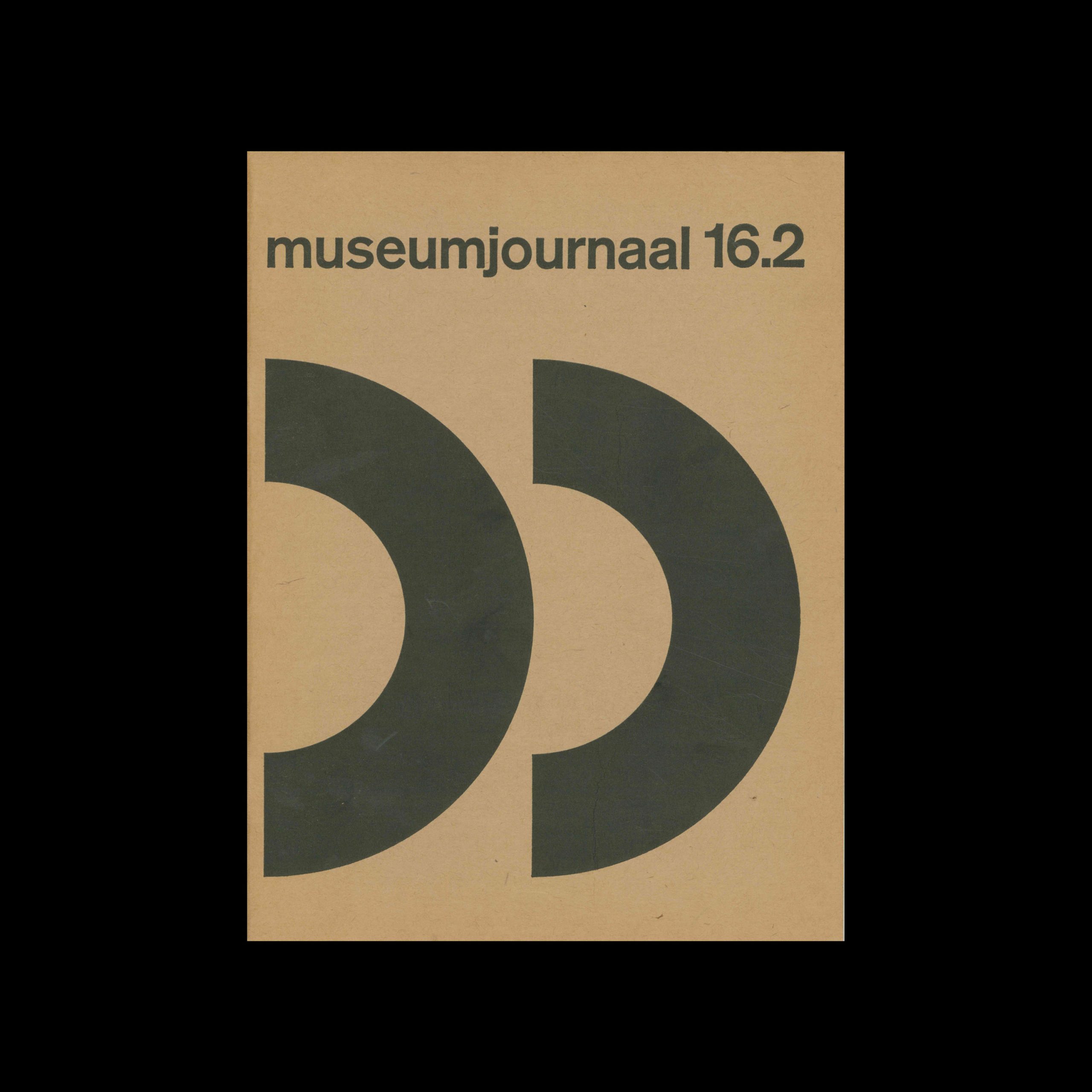 Museumjournaal, Serie 16 no2, 1971. Designed by Jurriaan Schrofer.