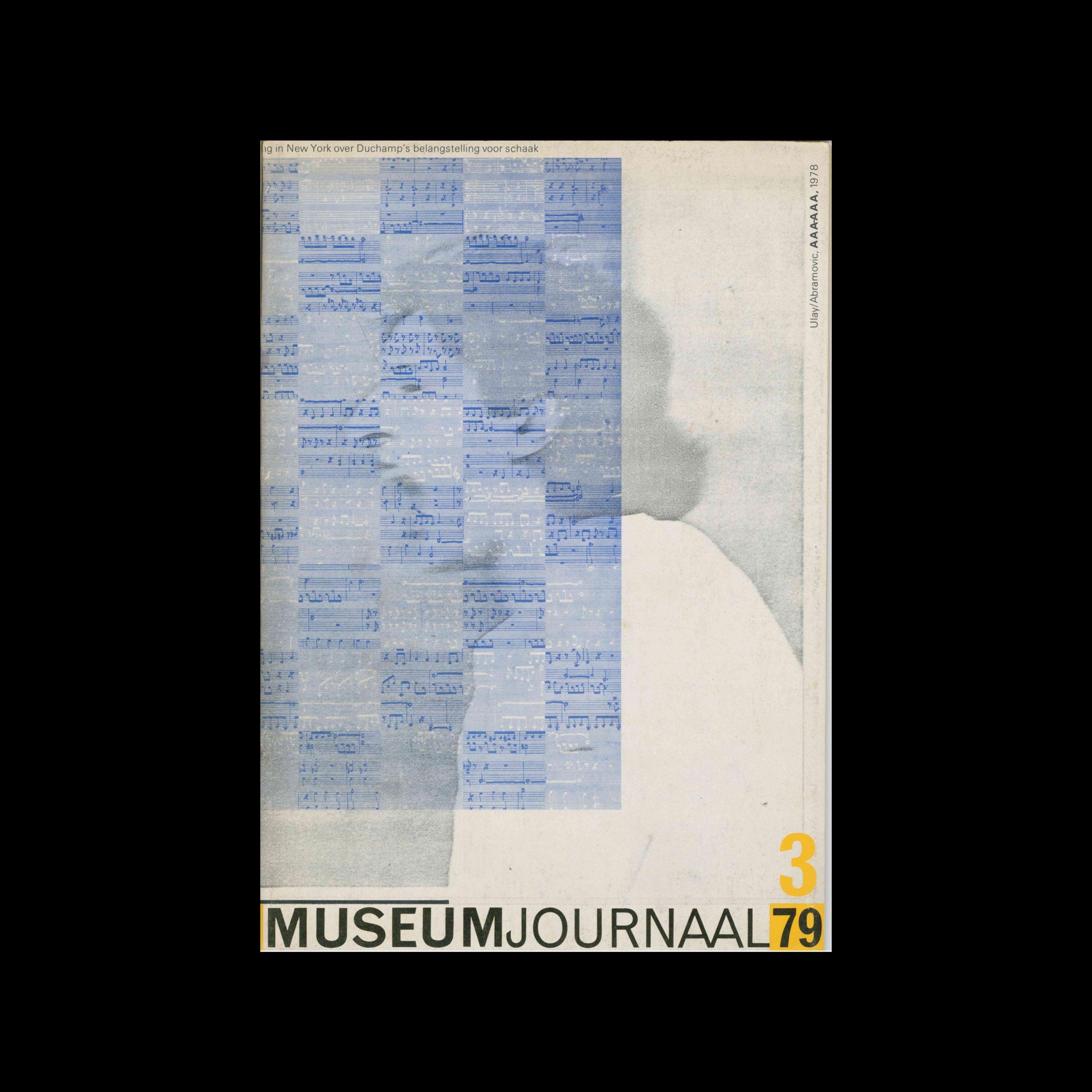 Museumjournaal, Serie 24 no3, 1979. Cover design by Jan van Toorn.