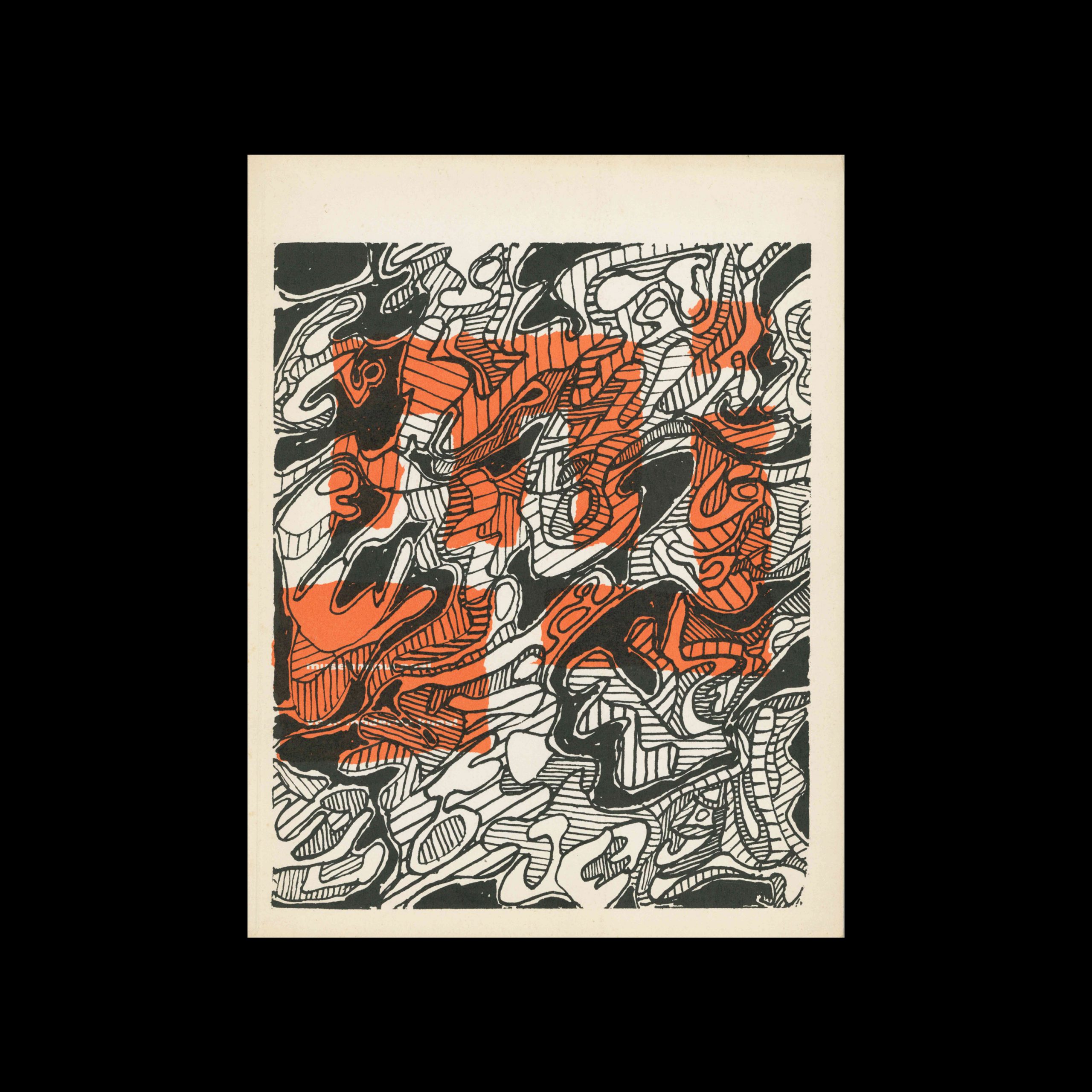 Museumjournaal, Serie 9 no4, 1963. Cover illustration by Jean Dubuffet.
