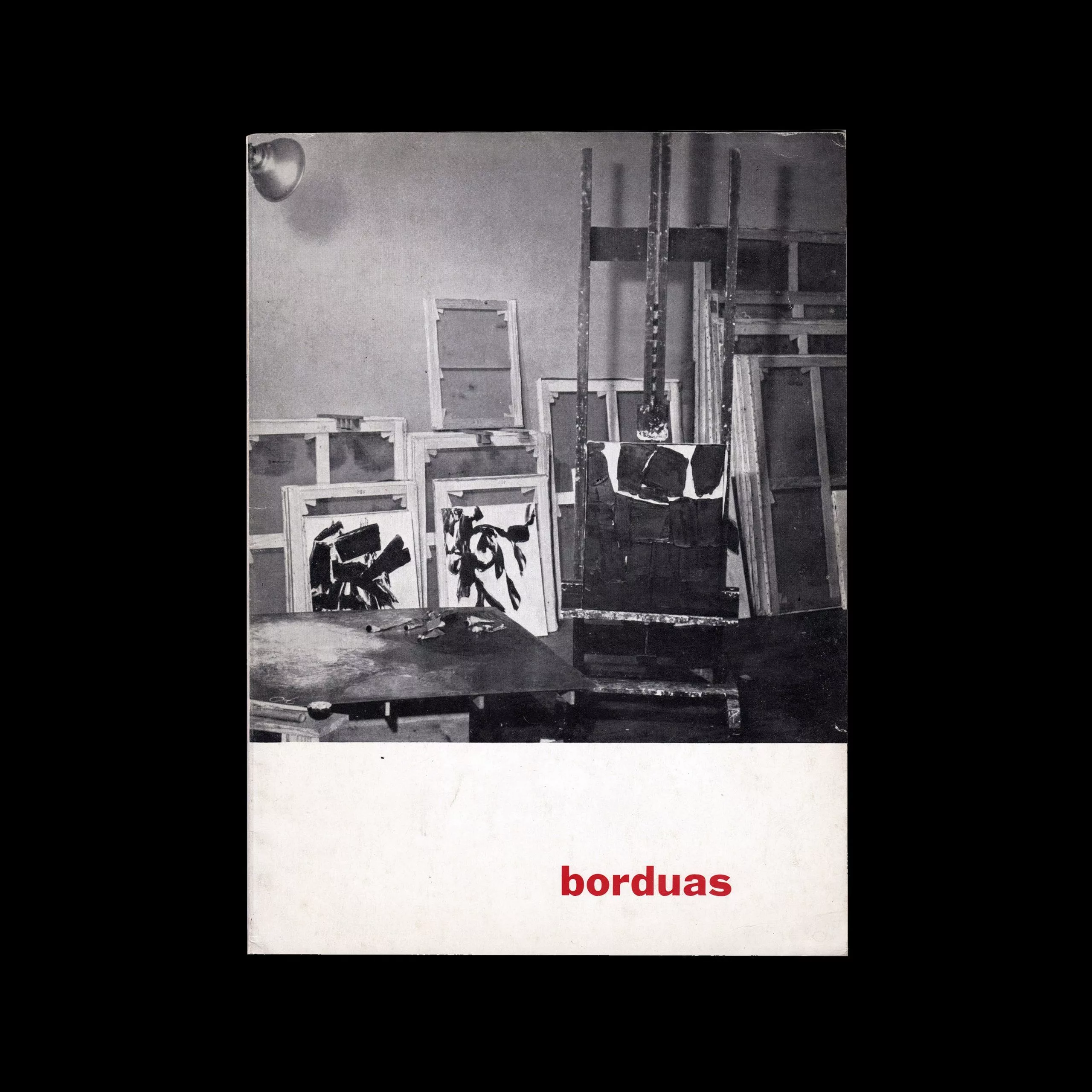 Borduas 1905 -1960, Stedelijk Museum Amsterdam, 1960 designed by Willem Sandberg 