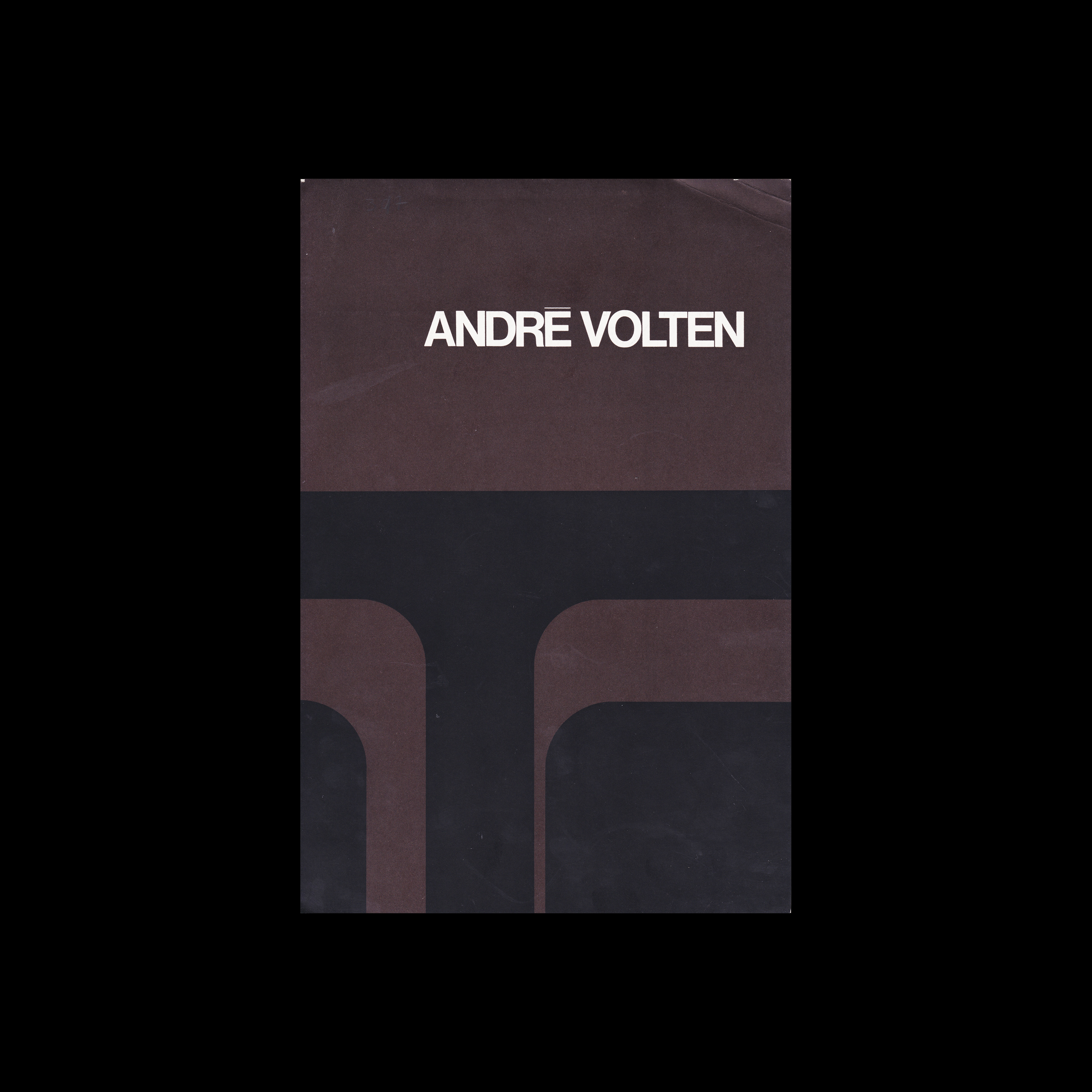 André Volten, Stedelijk Museum, Amsterdam, 1966 designed by Wim Crouwel and Ben Bos (Total Design)