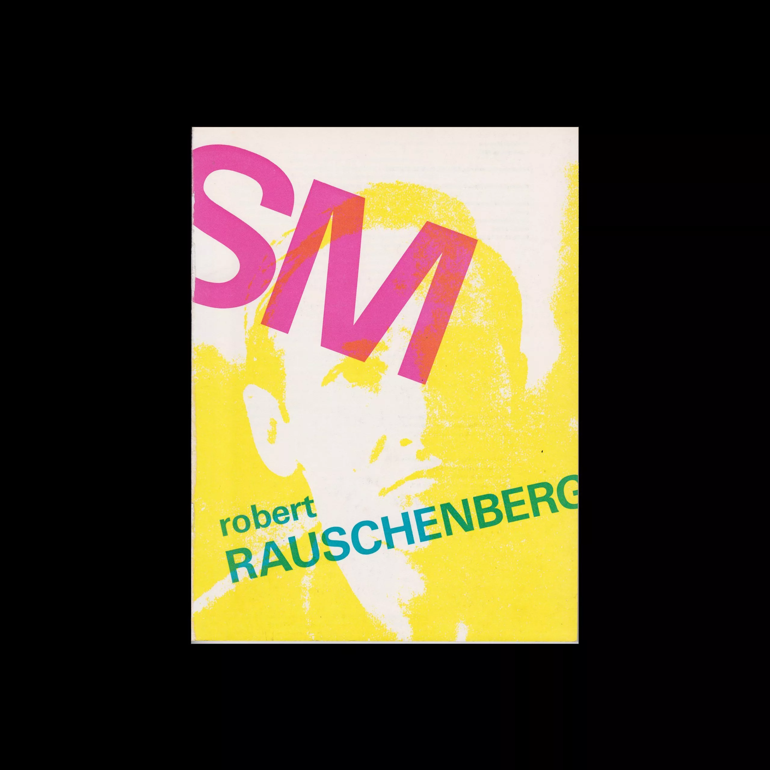 Robert Rauschenberg, Stedelijk Museum, Amsterdam, 1968 design by Wim Crouwel (Total Design)