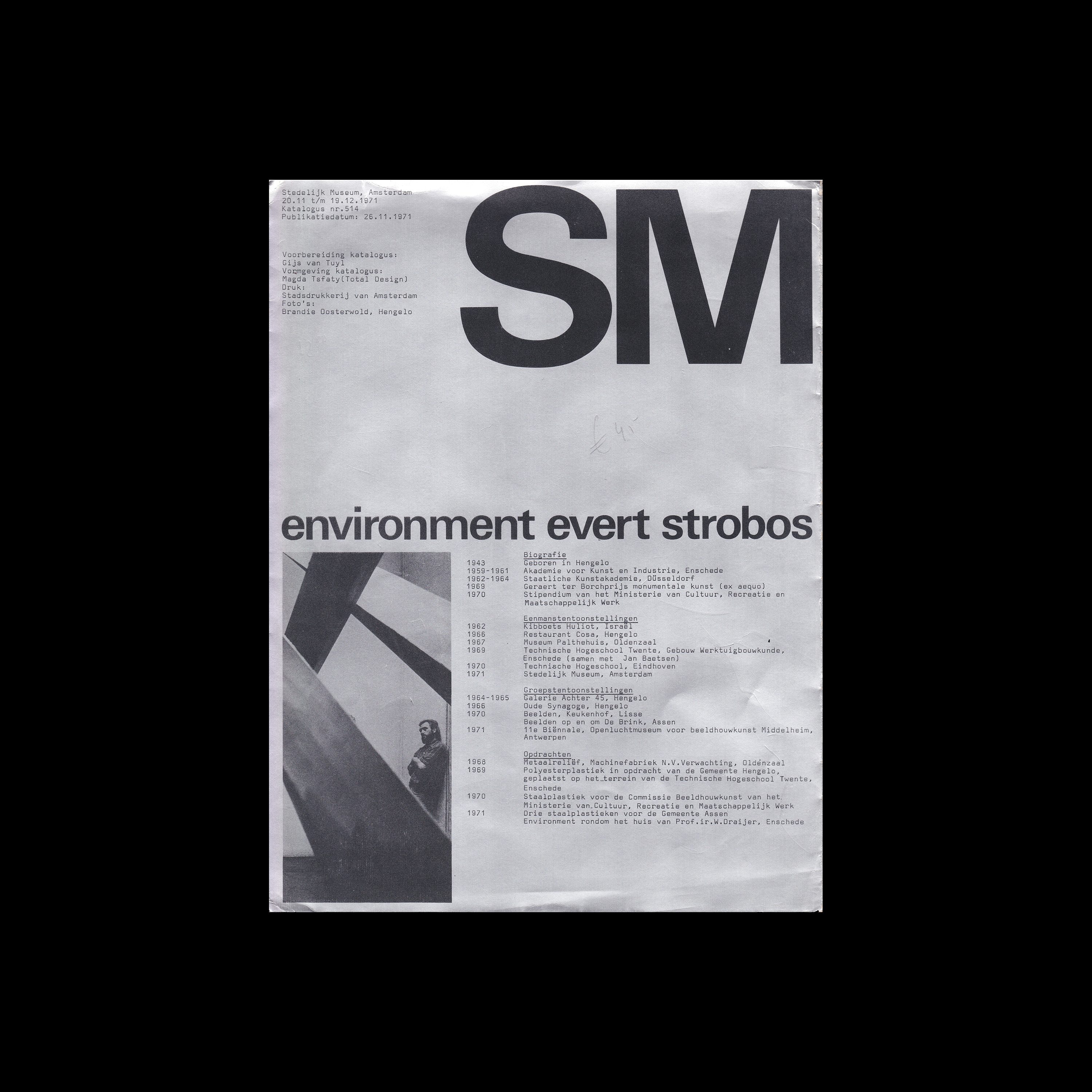 Environment Evert Strobos, Stedelijk Museum, Amsterdam, 1971 1 Environment Evert Strobos, Stedelijk Museum, Amsterdam, 1971 designed by Magda Tsfaty (Total Design)
