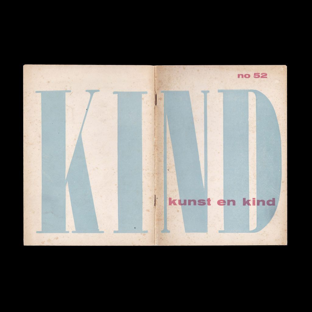 Kunst en Kind Stedelijk Museum Amsterdam, 1949 designed by Willem Sandberg