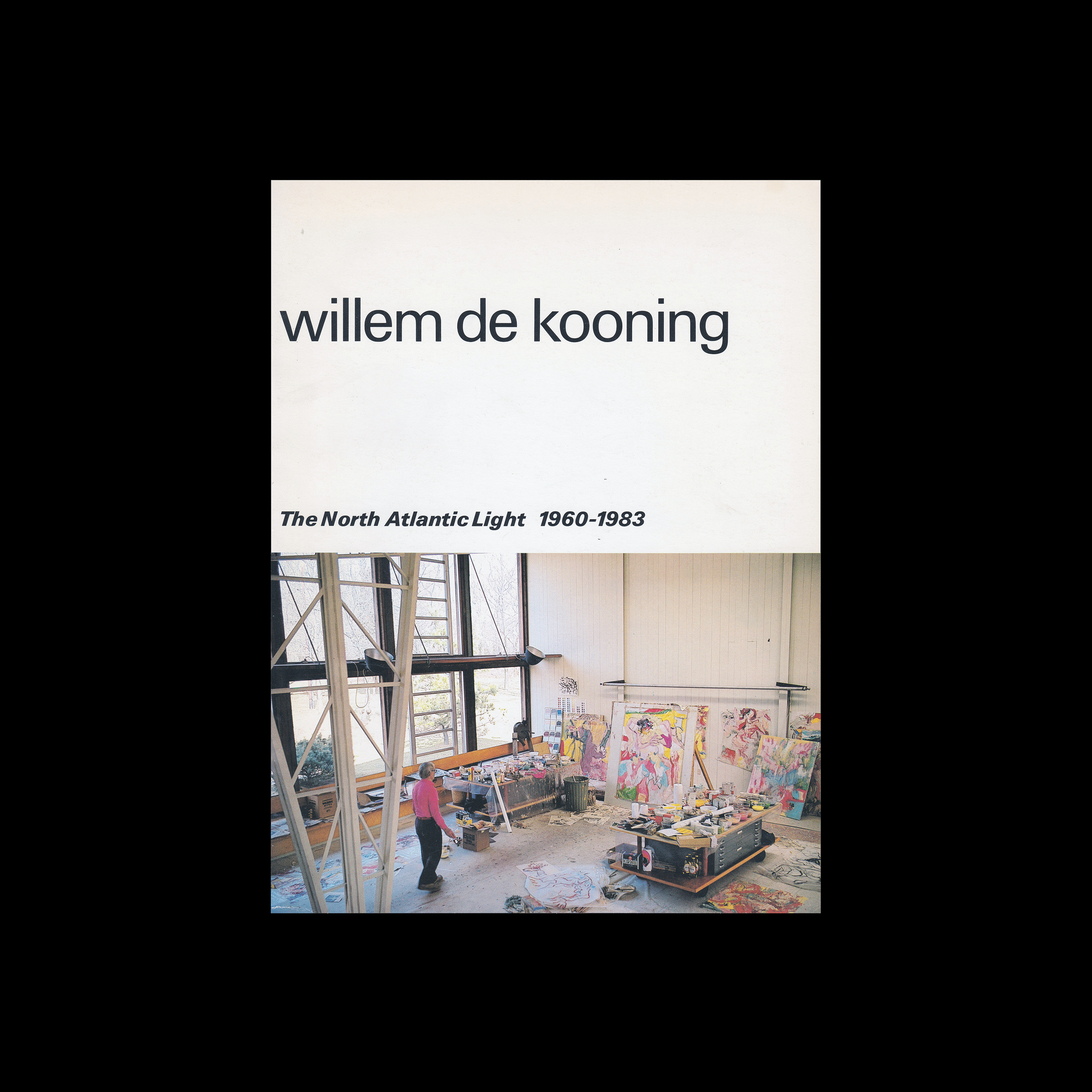 Willam de Kooning, Stedelijk Museum, Amsterdam, 1983 1 Willam de Kooning, Stedelijk Museum, Amsterdam, 1983 designed by Wim Crouwel and Arlette Brouwers (Total Design)