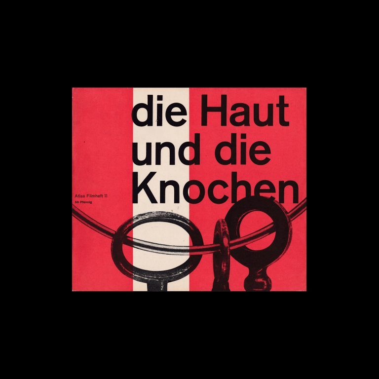 Atlas Filmheft 11 - Die Haut und die Knochen designed by Wolfgang Schmidt