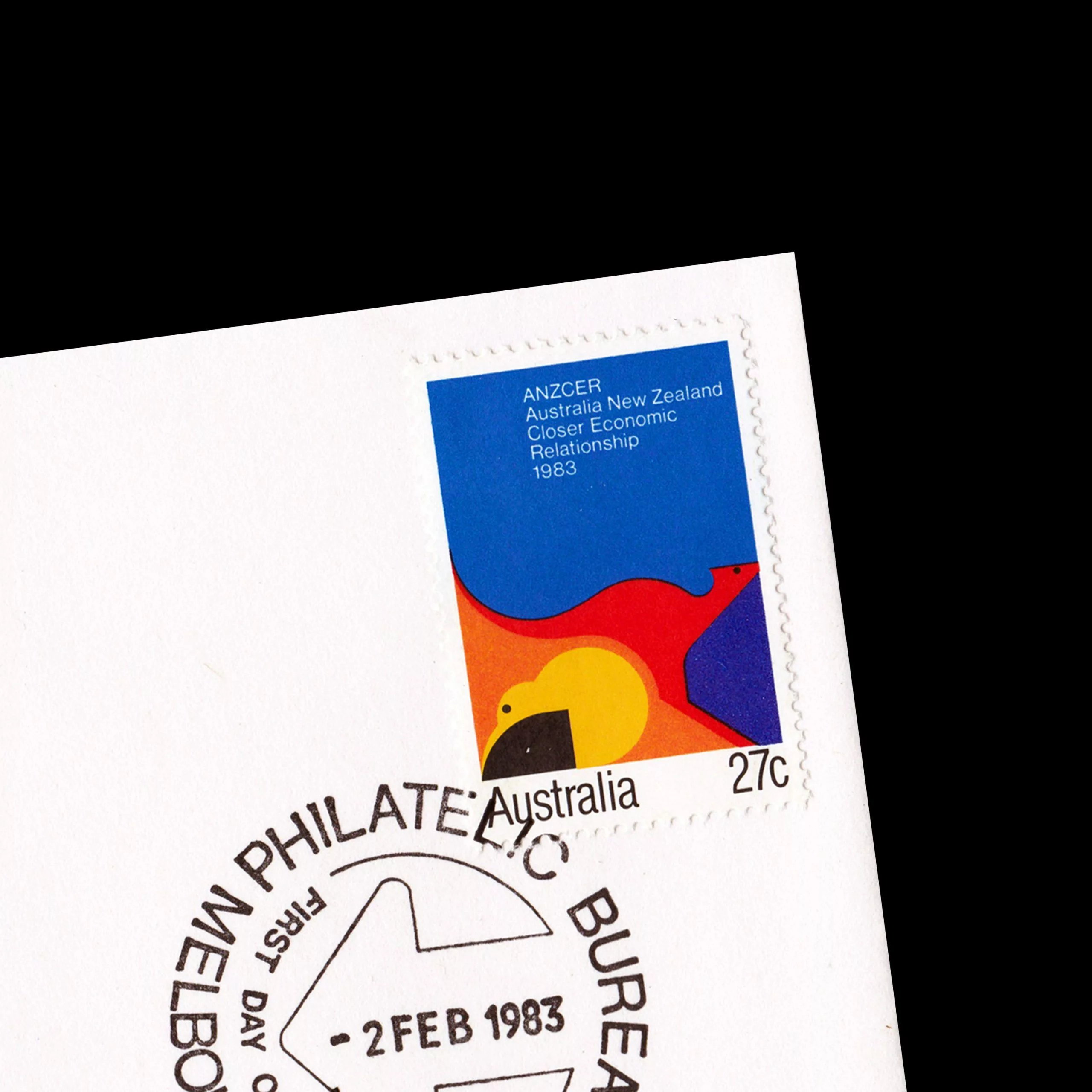 Close Relationship Agreement New Zealand, Australia FDC, 1983