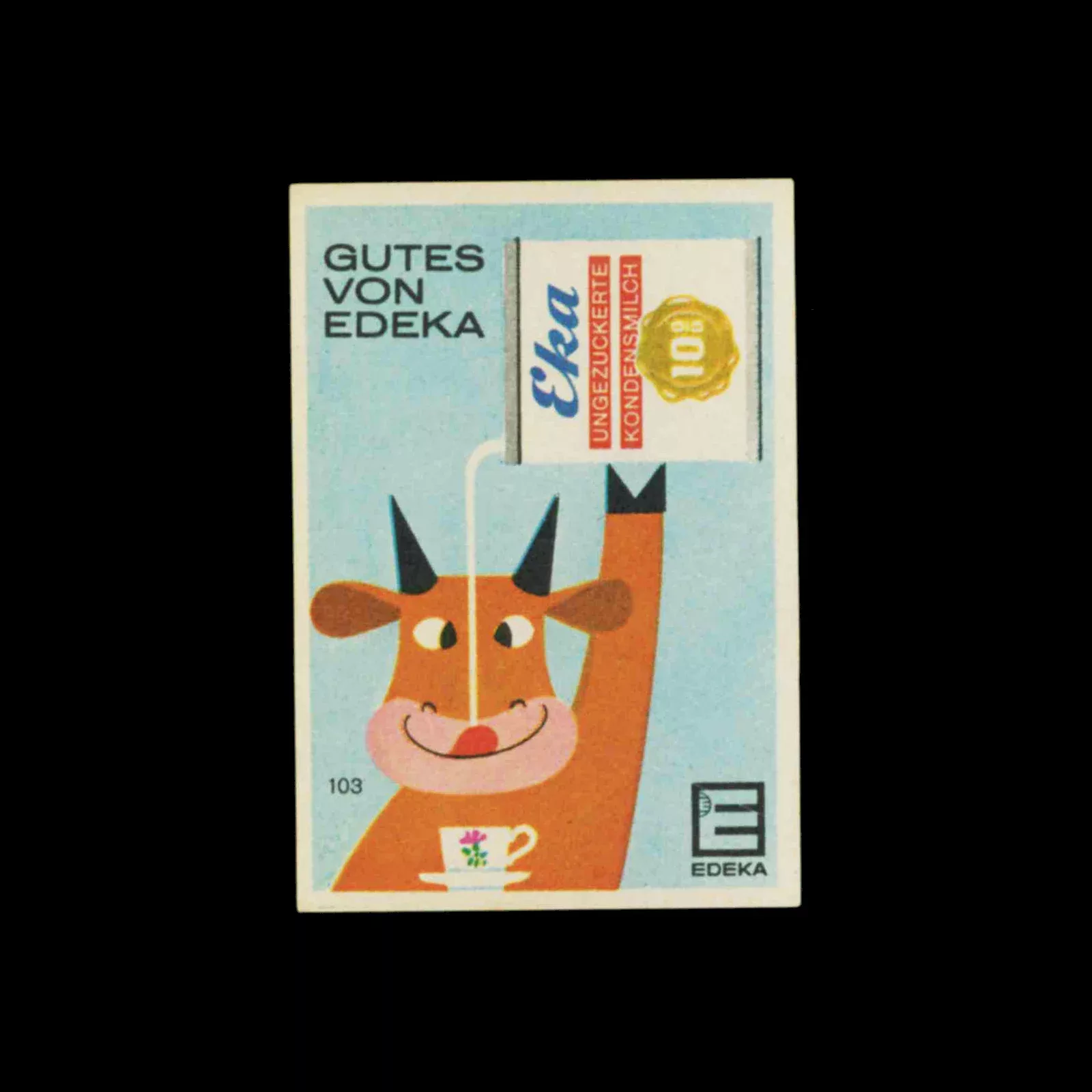 Good things from Edeka, Germany, Matchbox label Set, 1960s