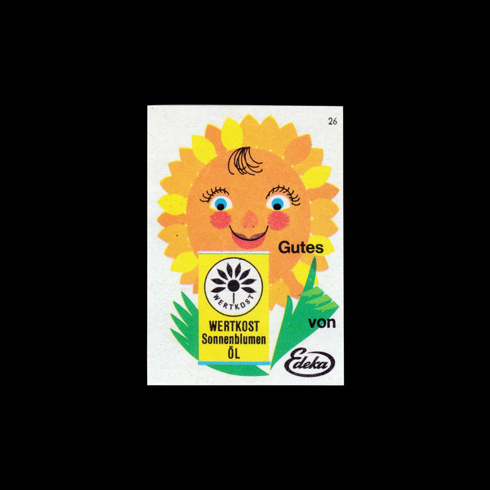 Good things from Edeka, Germany, Matchbox label Set, 1960s 11 Edeka brand advertising, German, Matchbox label set