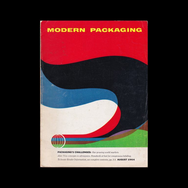 Modern Packaging, August 1964 designed by Ward & Saks