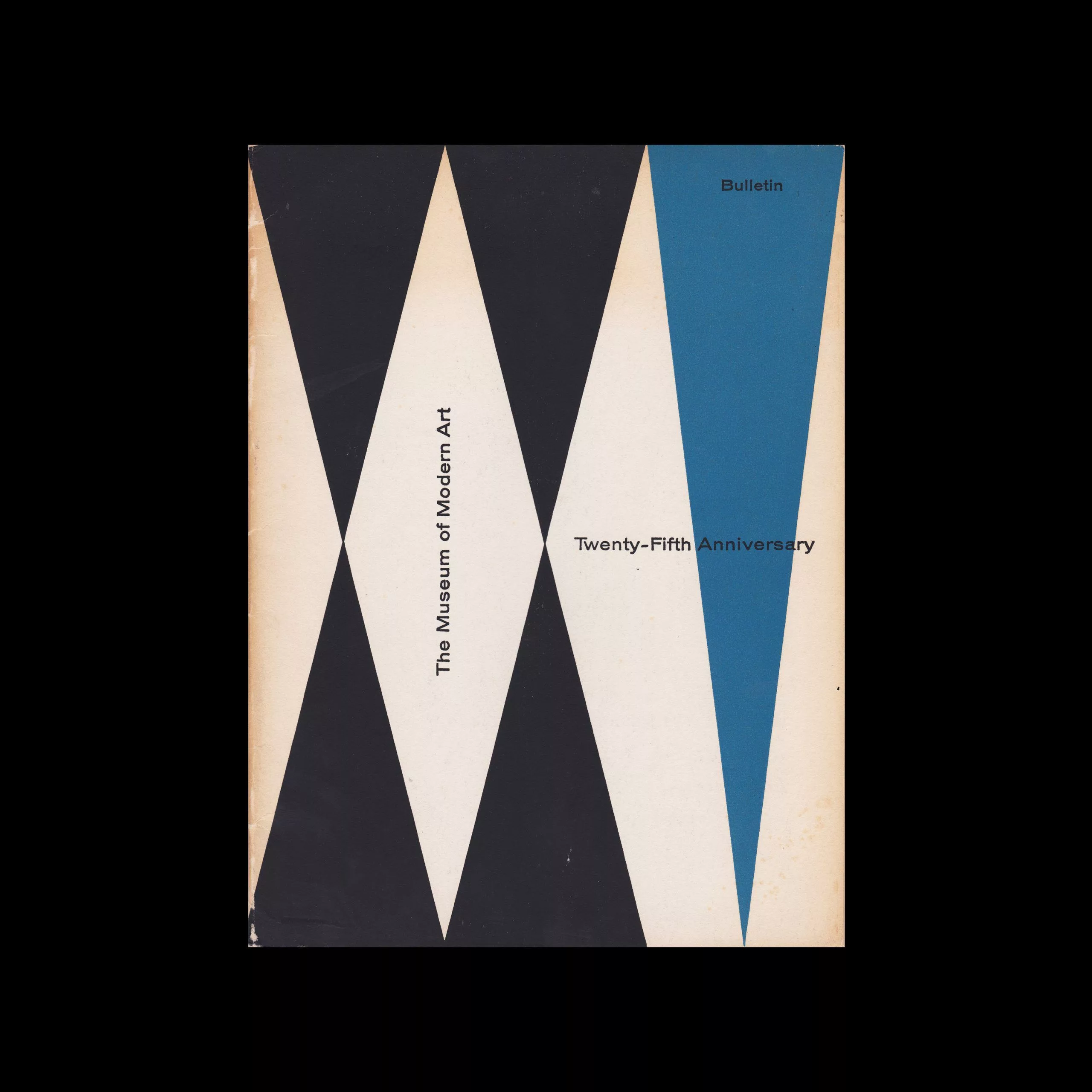 Twenty-Fifth Anniversary, Bulletin, Museum of Modern Art, 1954  designed by Leo Lionni