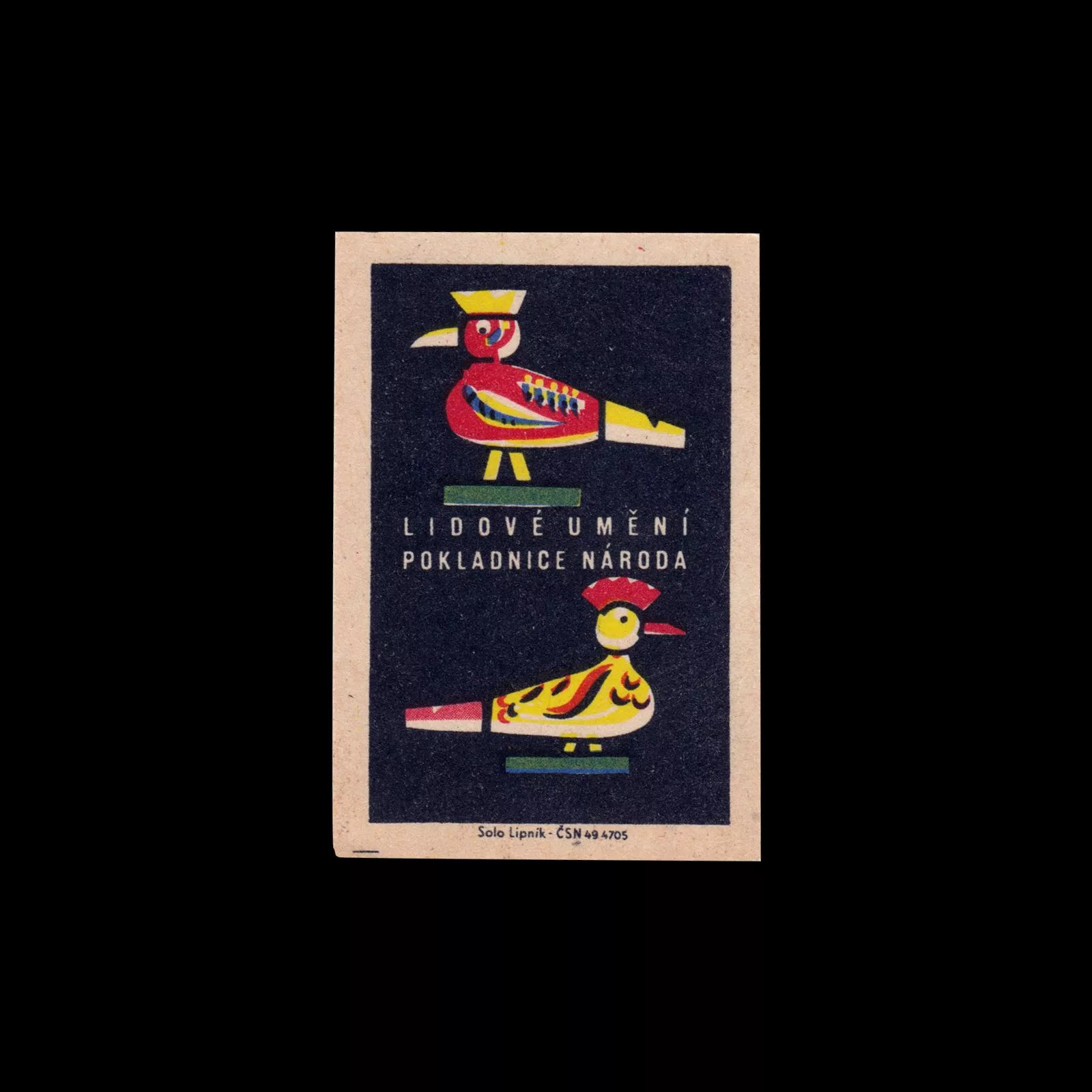 Folk Art, Slovakian Matchbox label set