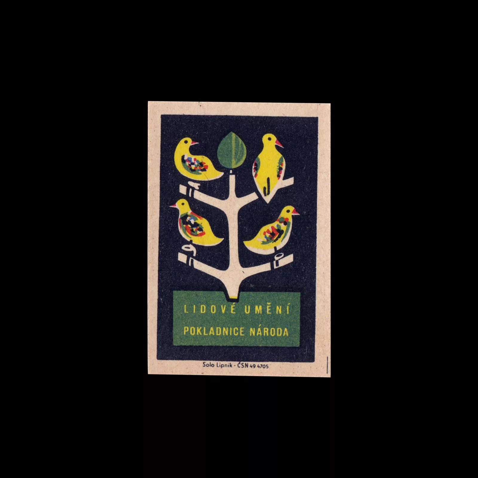 Folk Art, Slovakian Matchbox label set