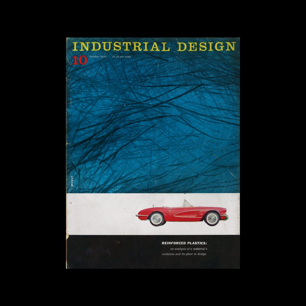 Industrial Design, October, 1958. Cover designed by James S Ward