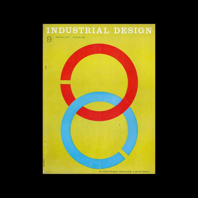 Industrial Design, September, 1958. Cover designed by James S Ward