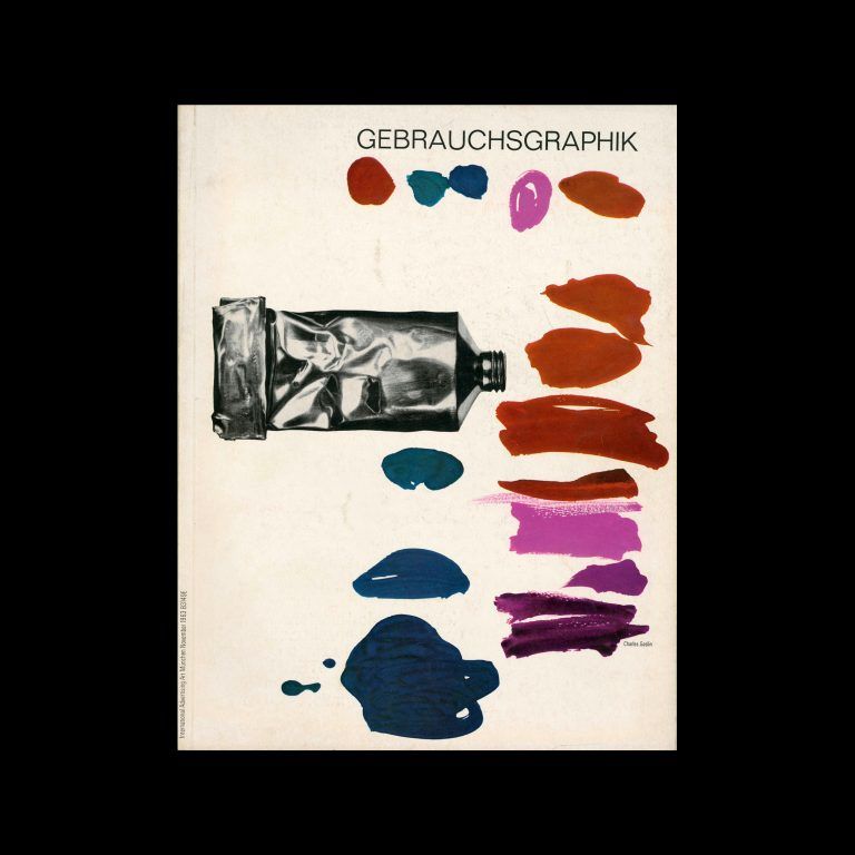 Gebrauchsgraphik, 11, 1963. Cover design by Charles Goslin