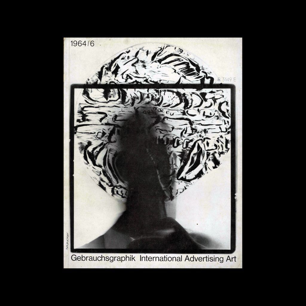 Gebrauchsgraphik, 6, 1964. Cover Design by Walter Landmann