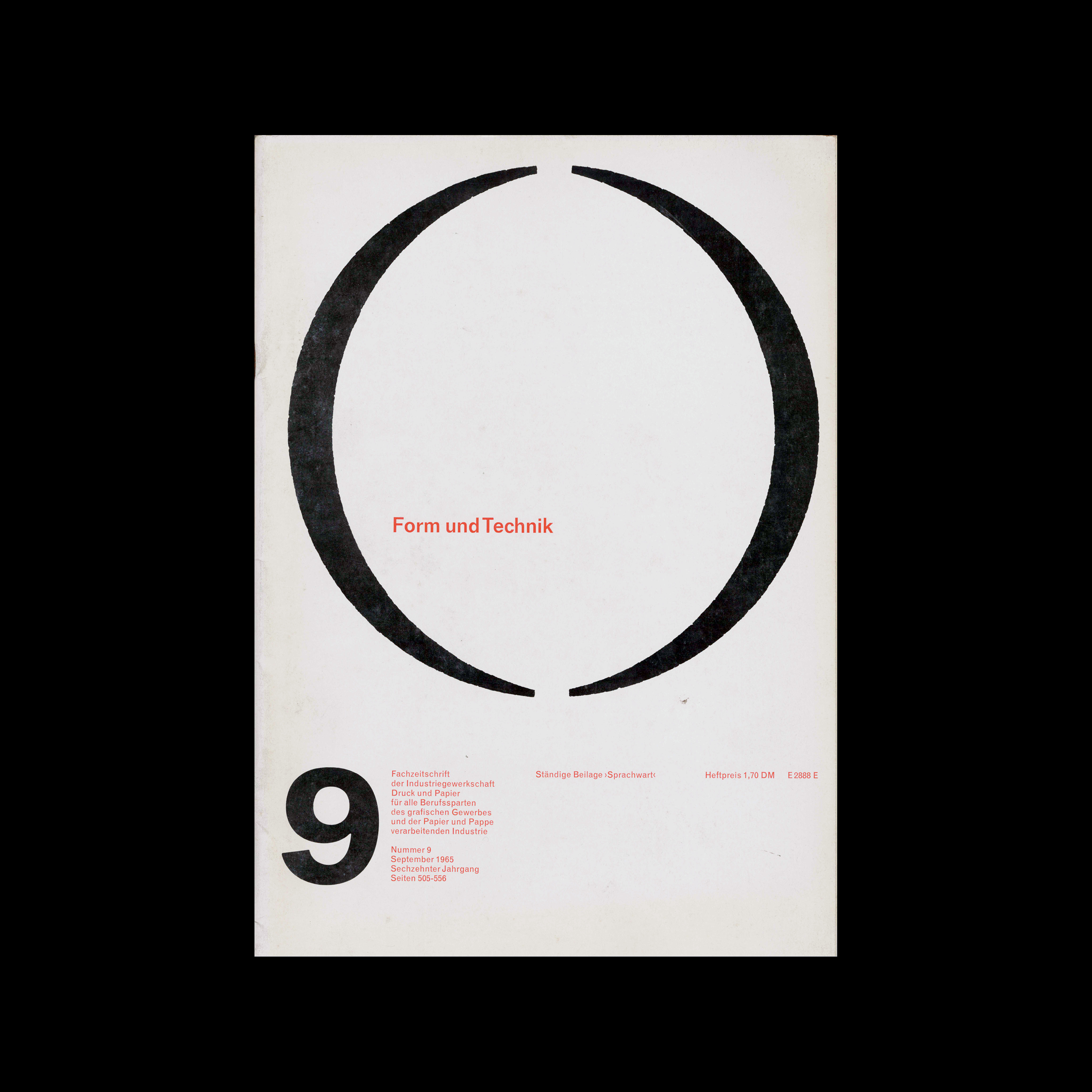 Form und Technik, 9, 1965 1 Form und Technik, 9, 1965