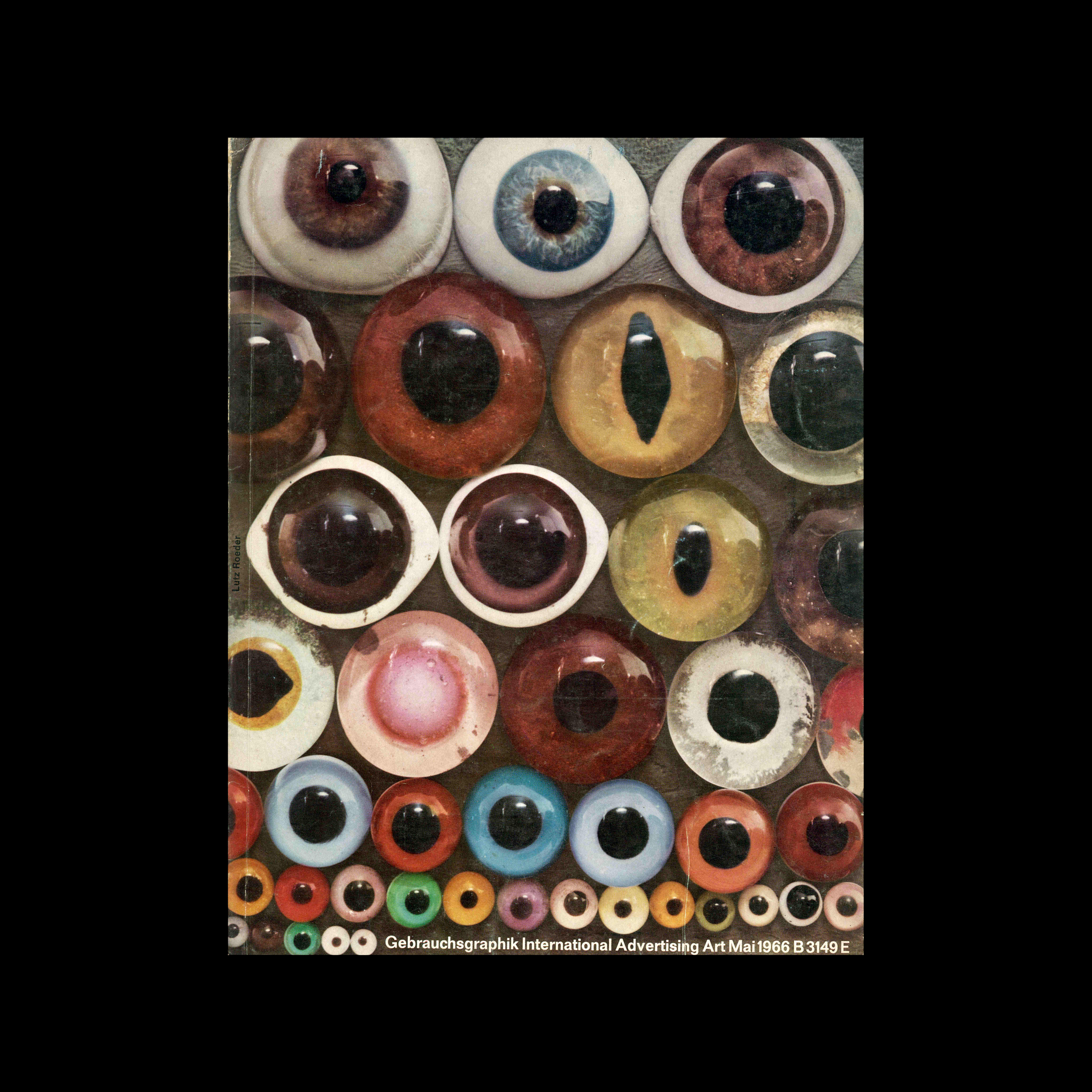 Gebrauchsgraphik, 5, 1966. Cover design by Lutz Roeder
