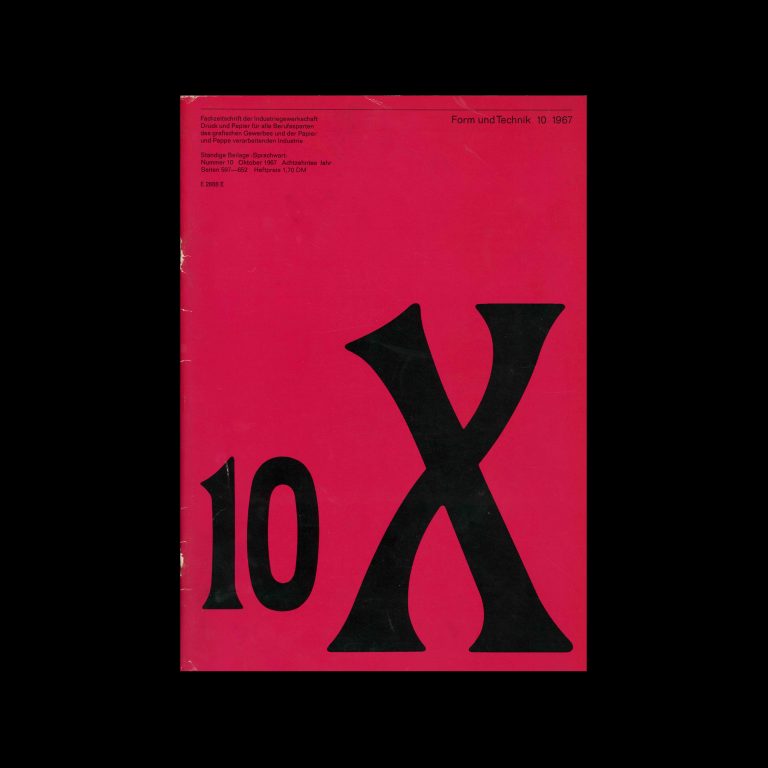 Form und Technik, 10, 1967