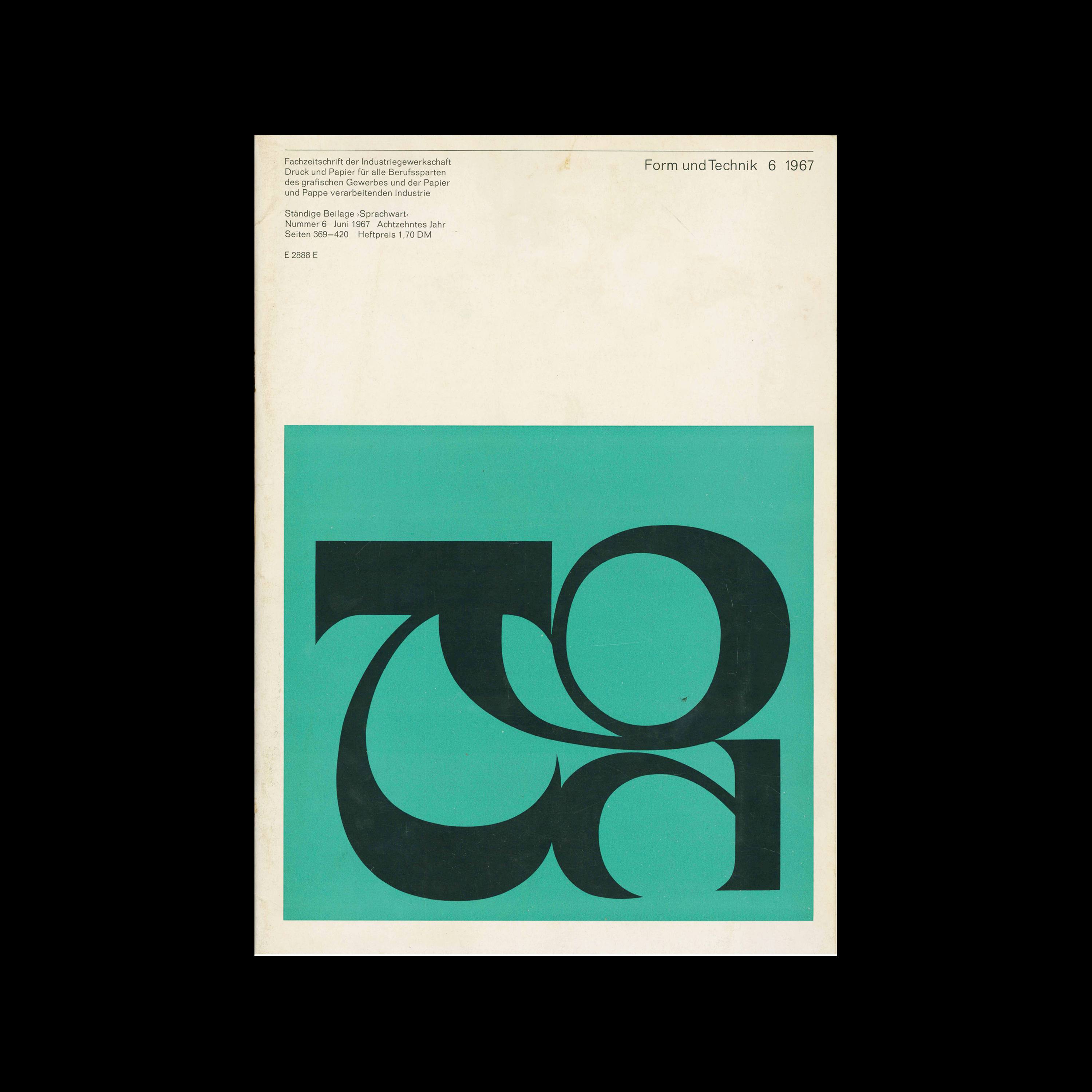 Form und Technik, 6, 1967