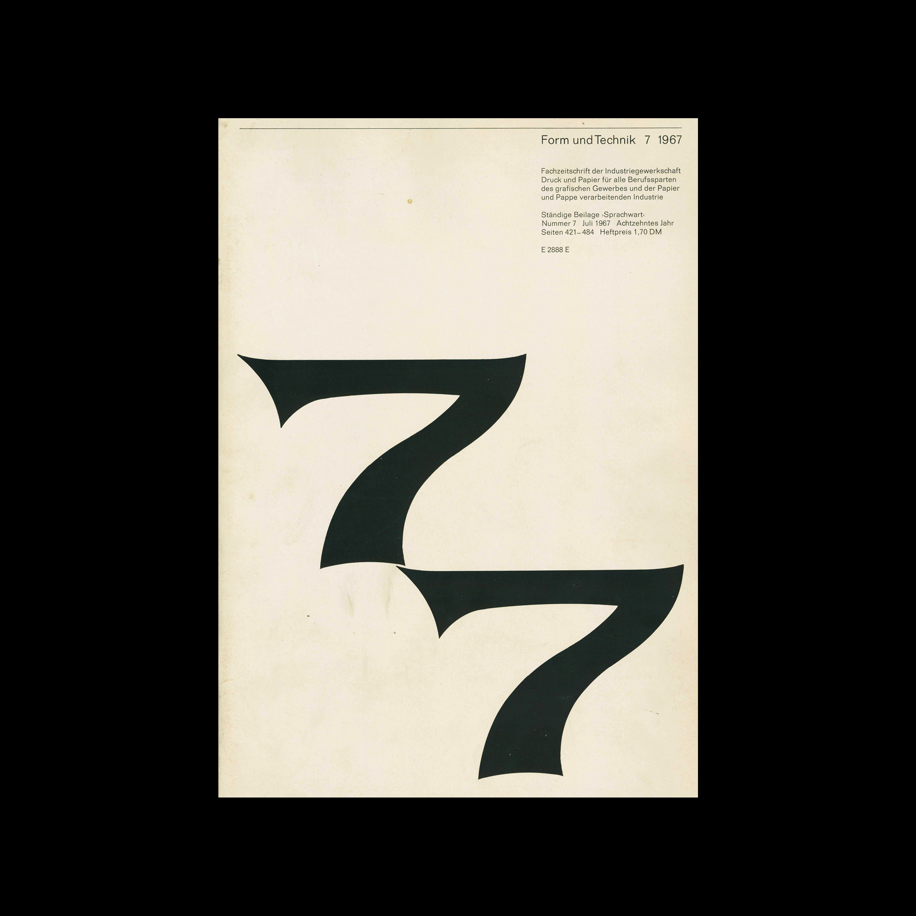 Form und Technik, 7, 1967 1 Form und Technik, 7, 1967