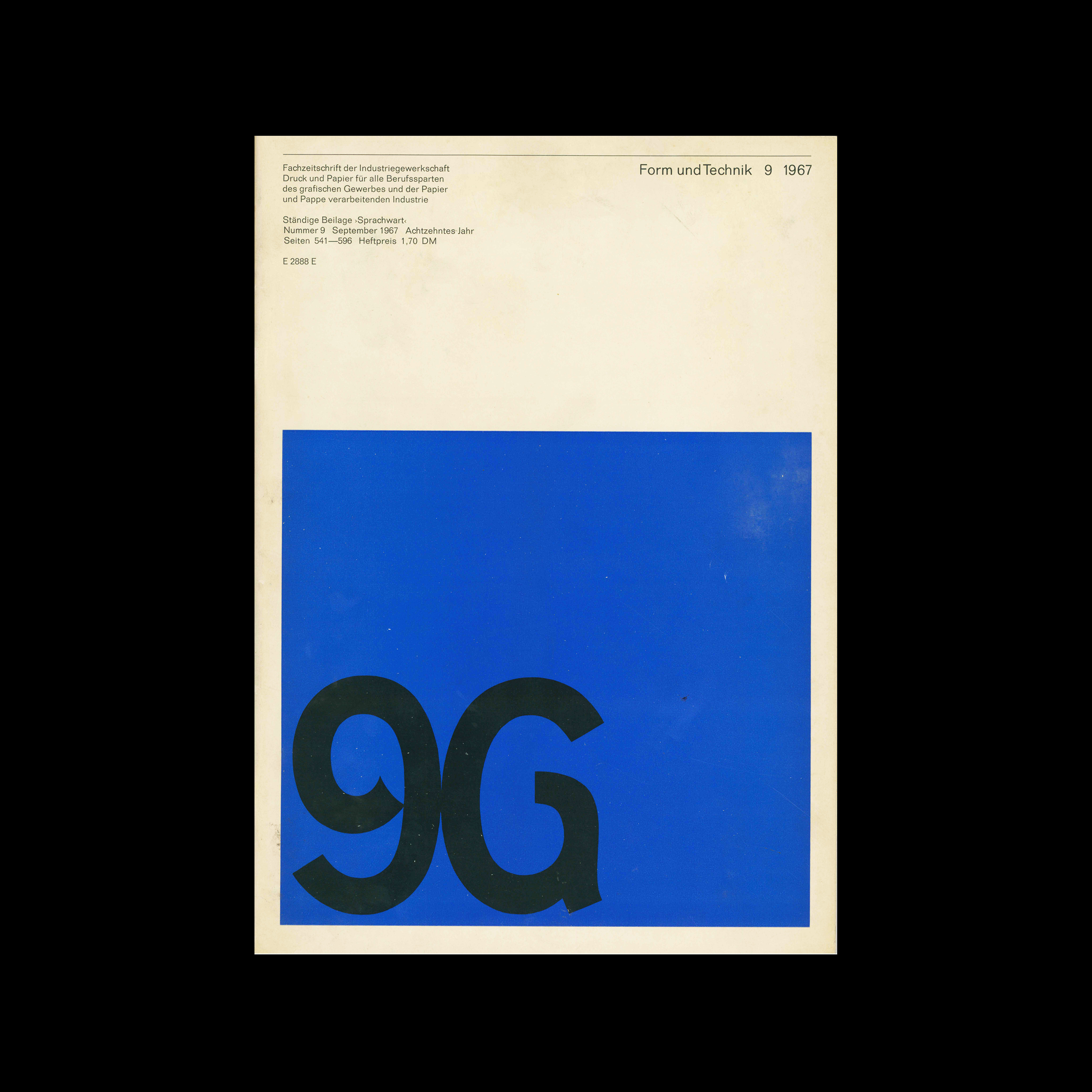 Form und Technik, 9, 1967 1 Form und Technik, 9, 1967