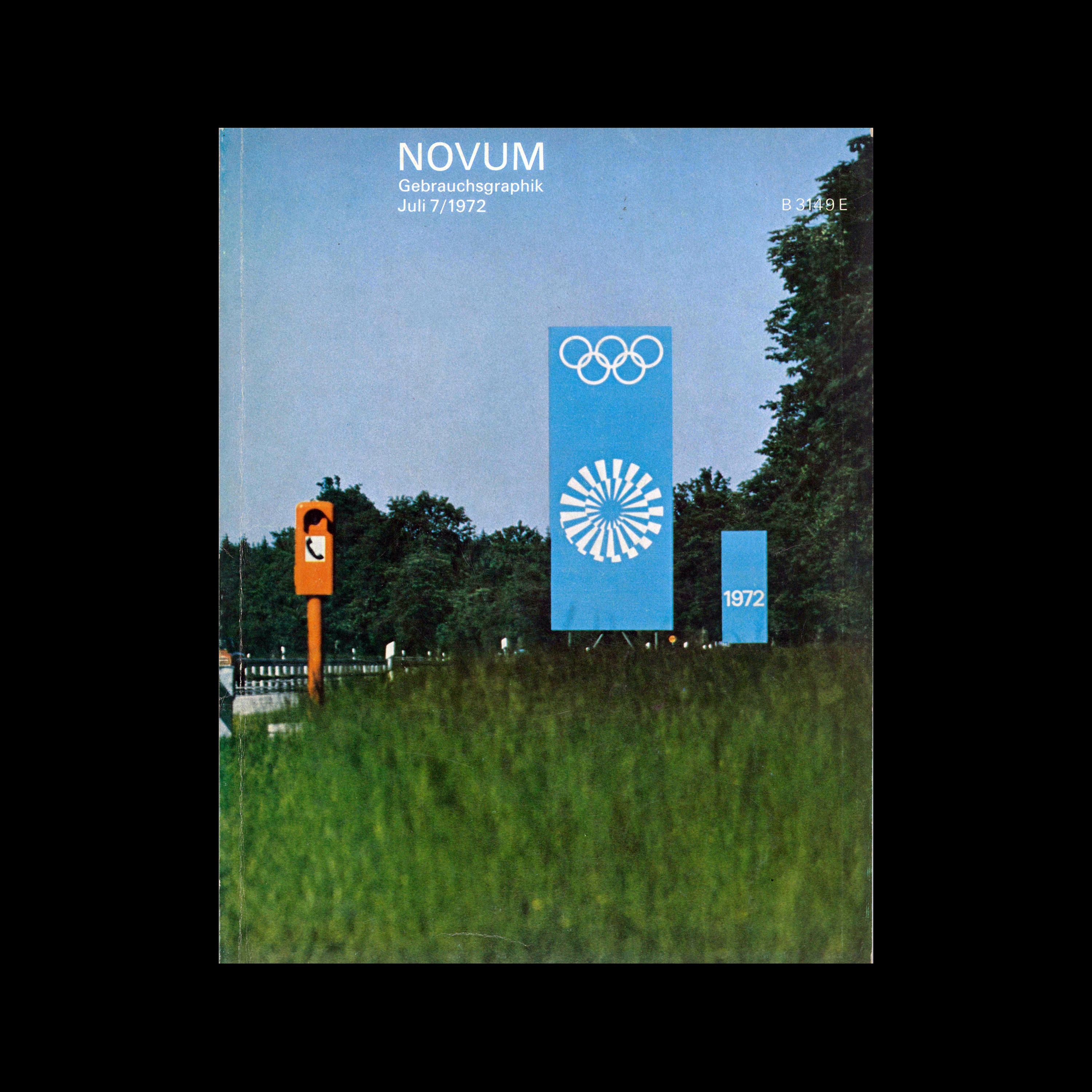 Novum Gebrauchsgraphik, 7, 1972 1 Novum Gebrauchsgraphik, 7, 1972. Olympics Special - Otl Aicher