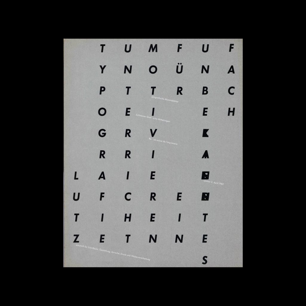 1982 Typographische Monatsblatter 2