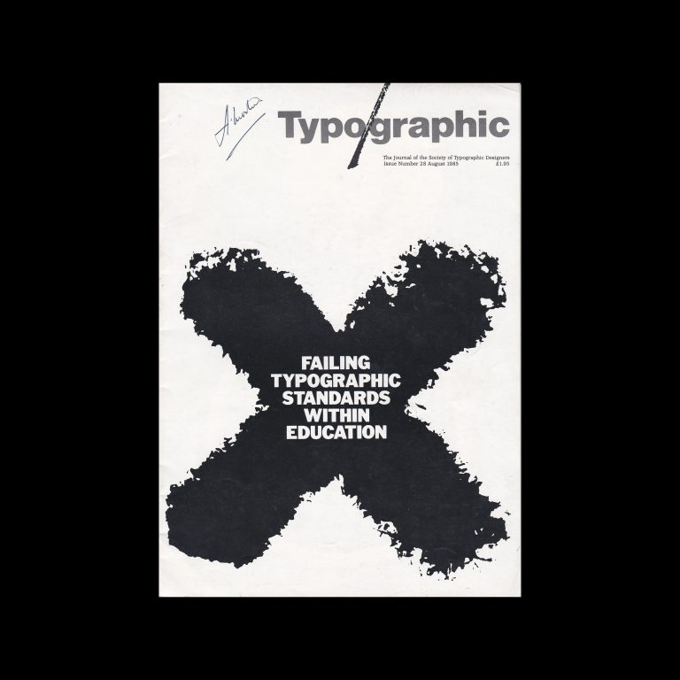 Typographic, 28, August 1985