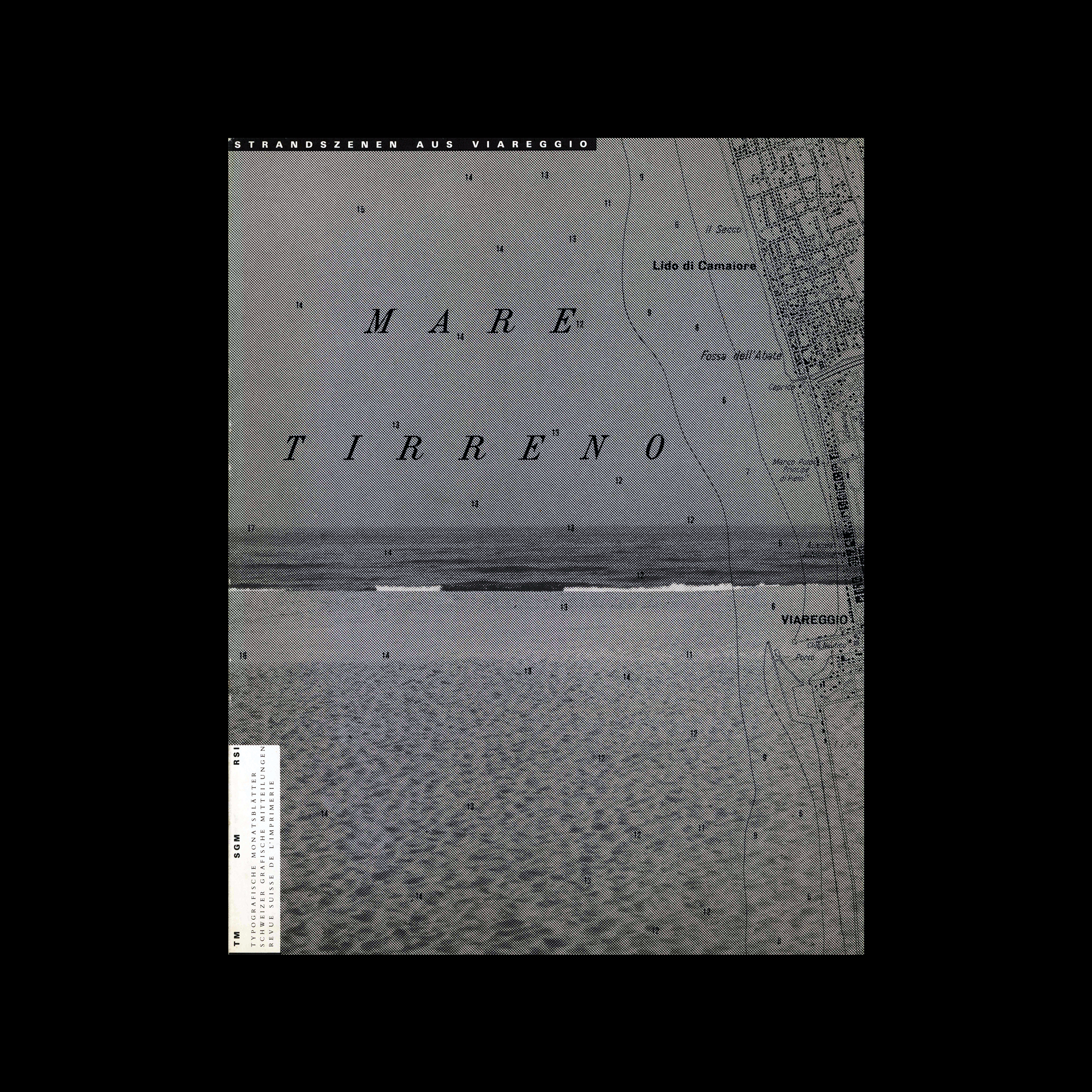 Typografische Monatsblätter, 3, 1985. Cover design by Jean Robert
