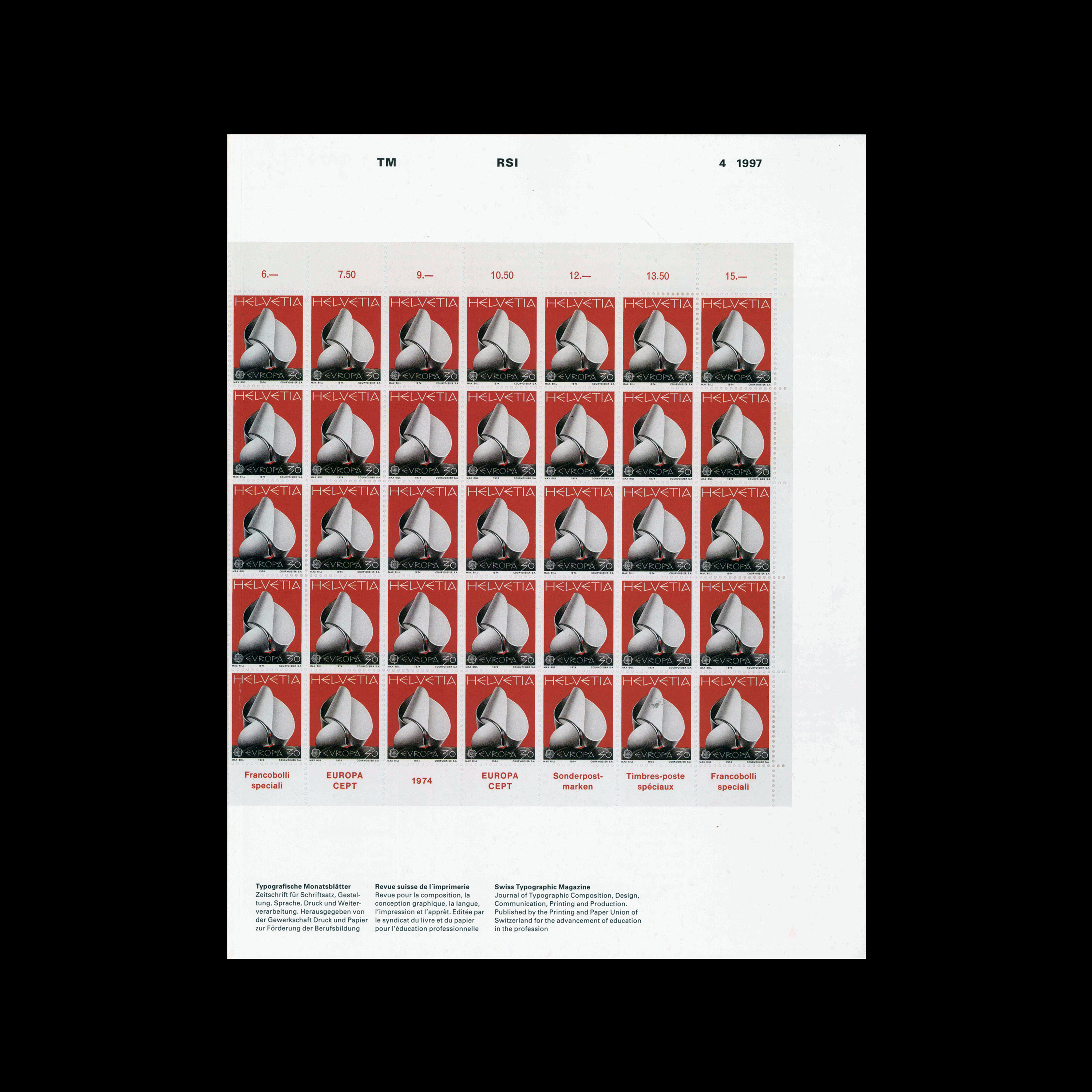 Typografische Monatsblätter, 4, 1997