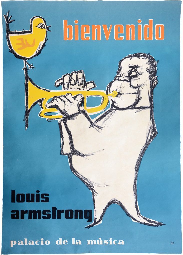 Louis Armstrong · Jazz · Imprenta AS · Circa 1960