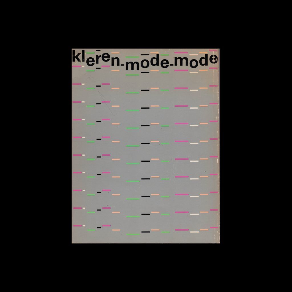Mode Kleren Mode, Stedelijk Museum, Amsterdam, 1980 designed by Wim Crouwel, André Toet gvn, Geert Schriever (Total Design)