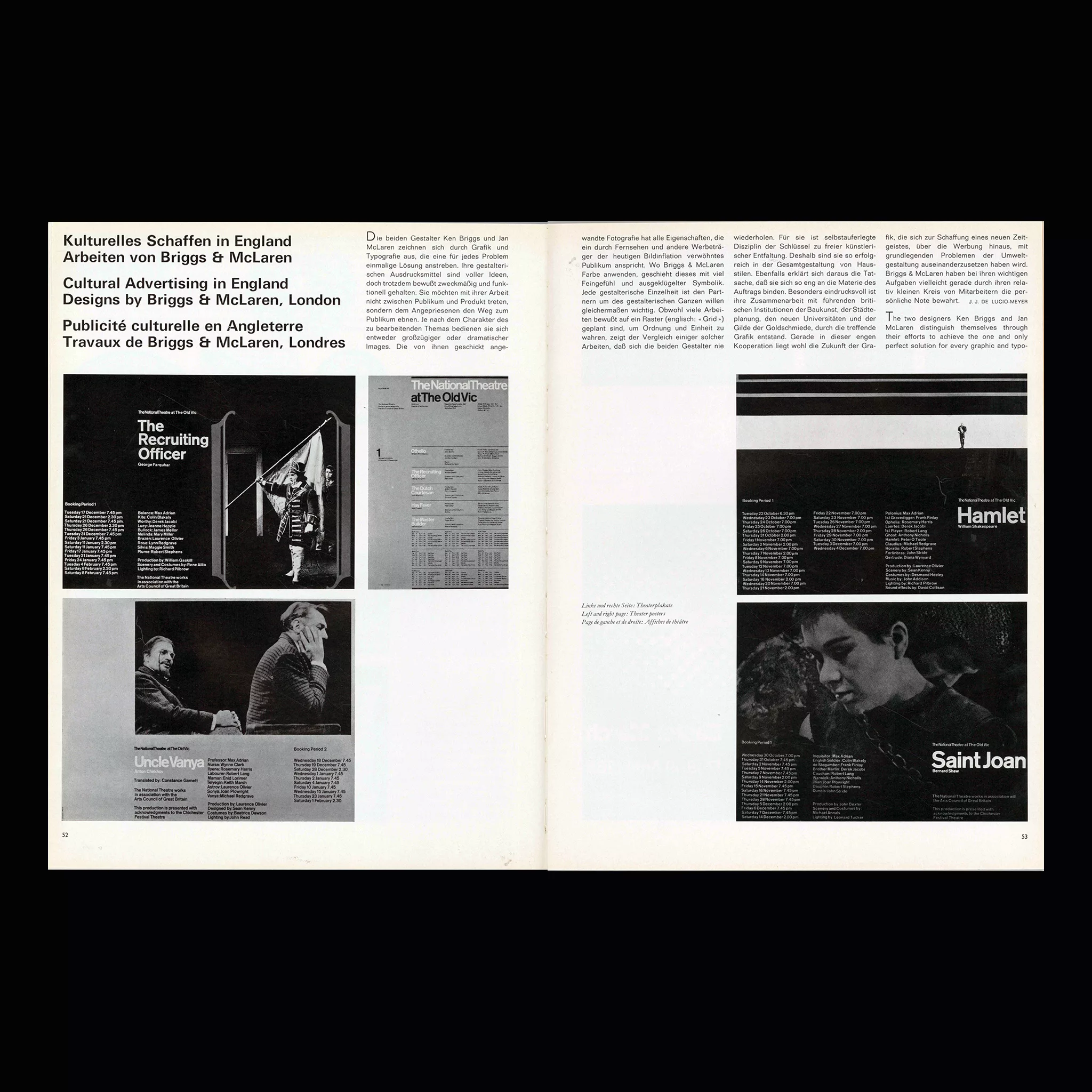 Gebrauchsgraphik, 10, 1966 Spread