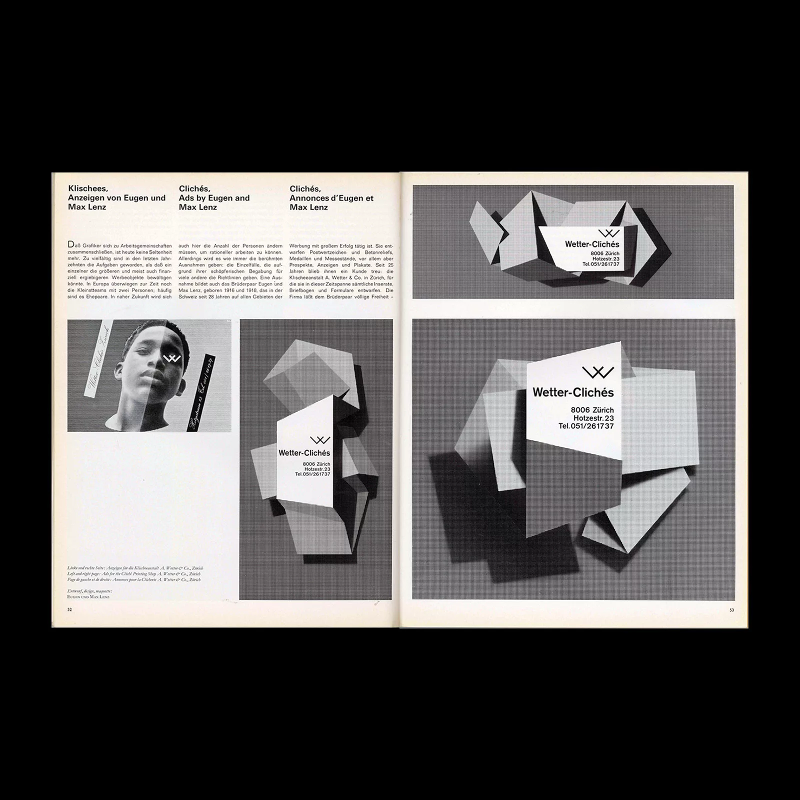 Gebrauchsgraphik, 2, 1968 Spread 