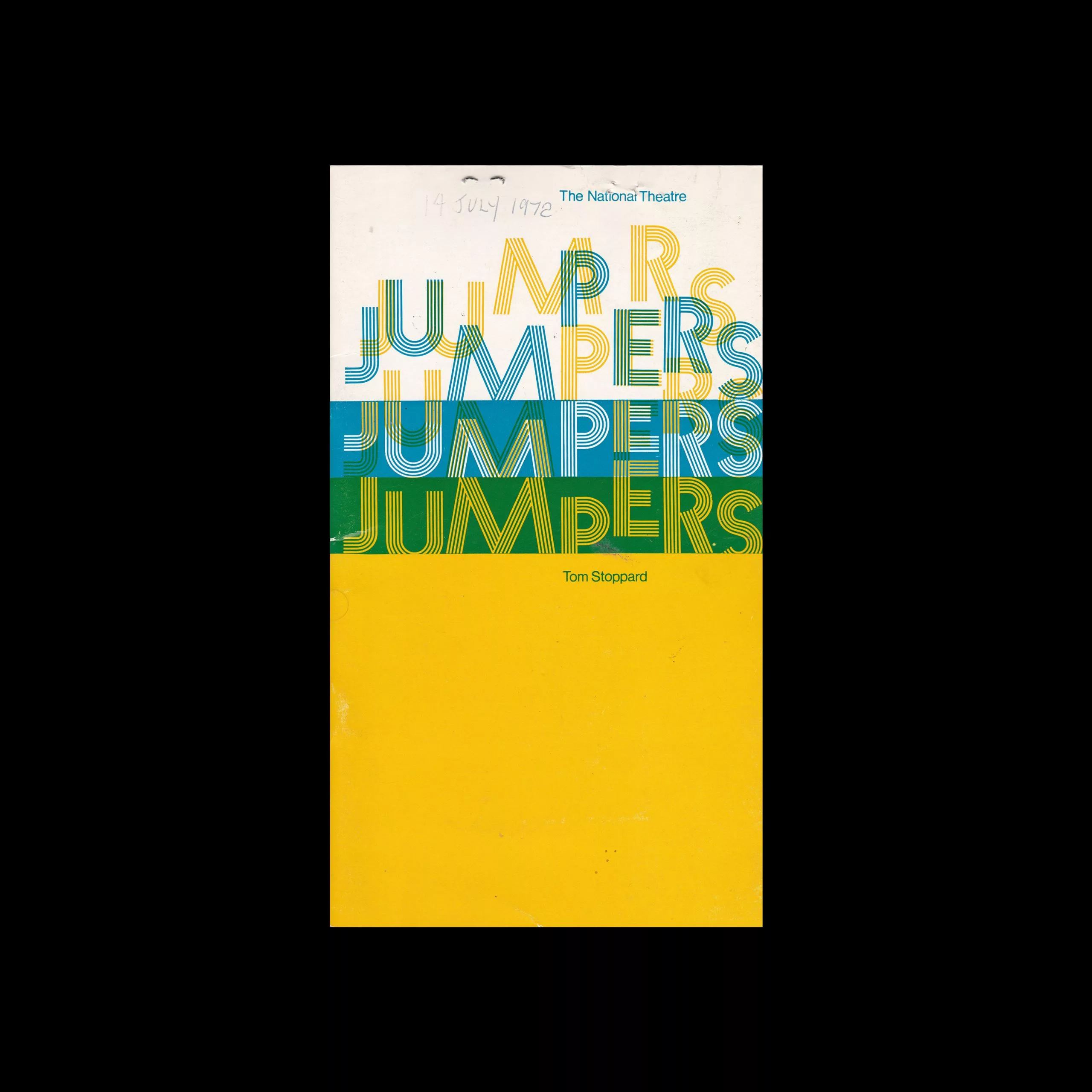 Jumpers, The National Theatre, London, 1972. Designed by Ken Briggs