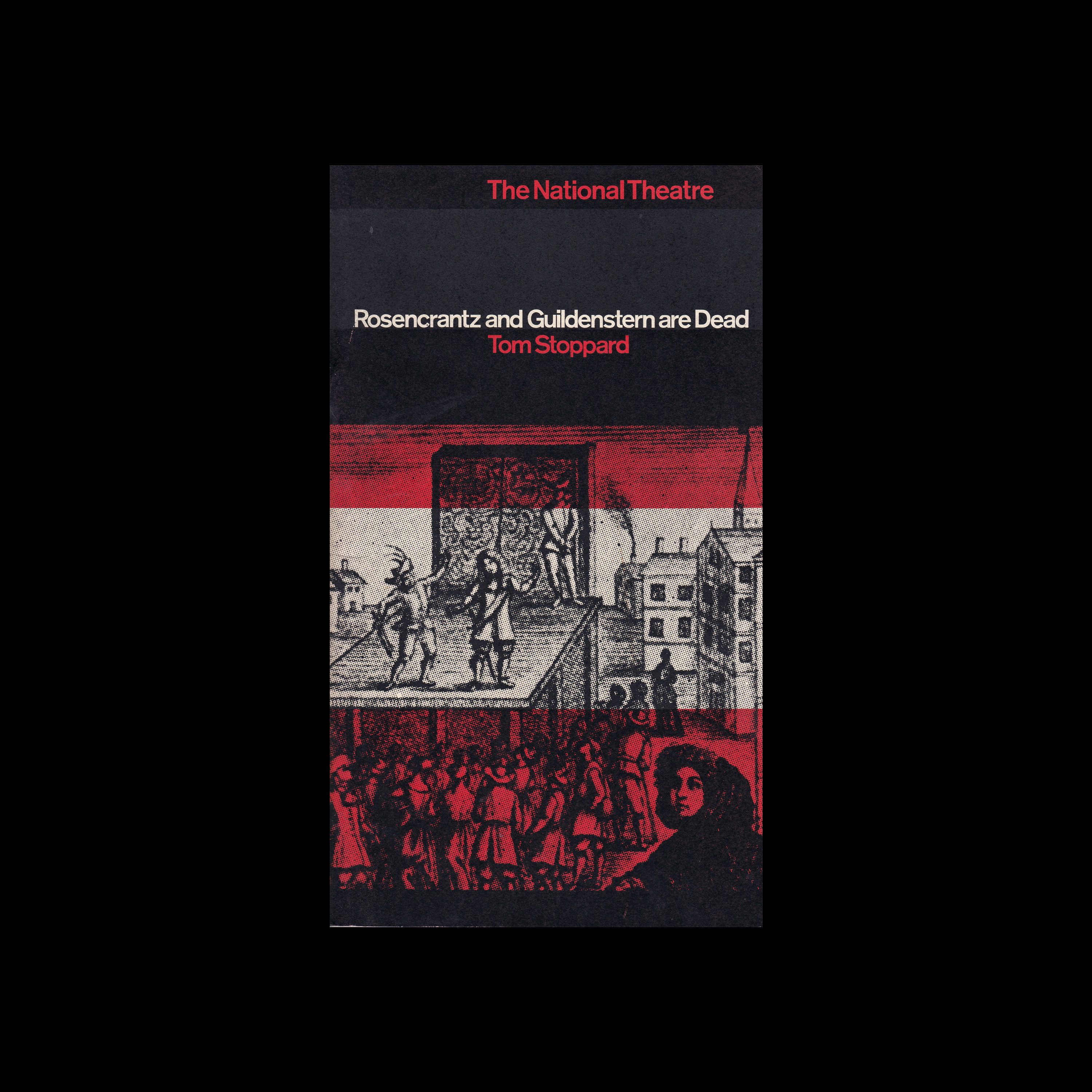Rosencrantz and Guildenstern are Dead, The National Theatre, London, 1967 1 Rosencrantz and Guildenstern are Dead, The National Theatre, London, 1967 designed by Ken Briggs