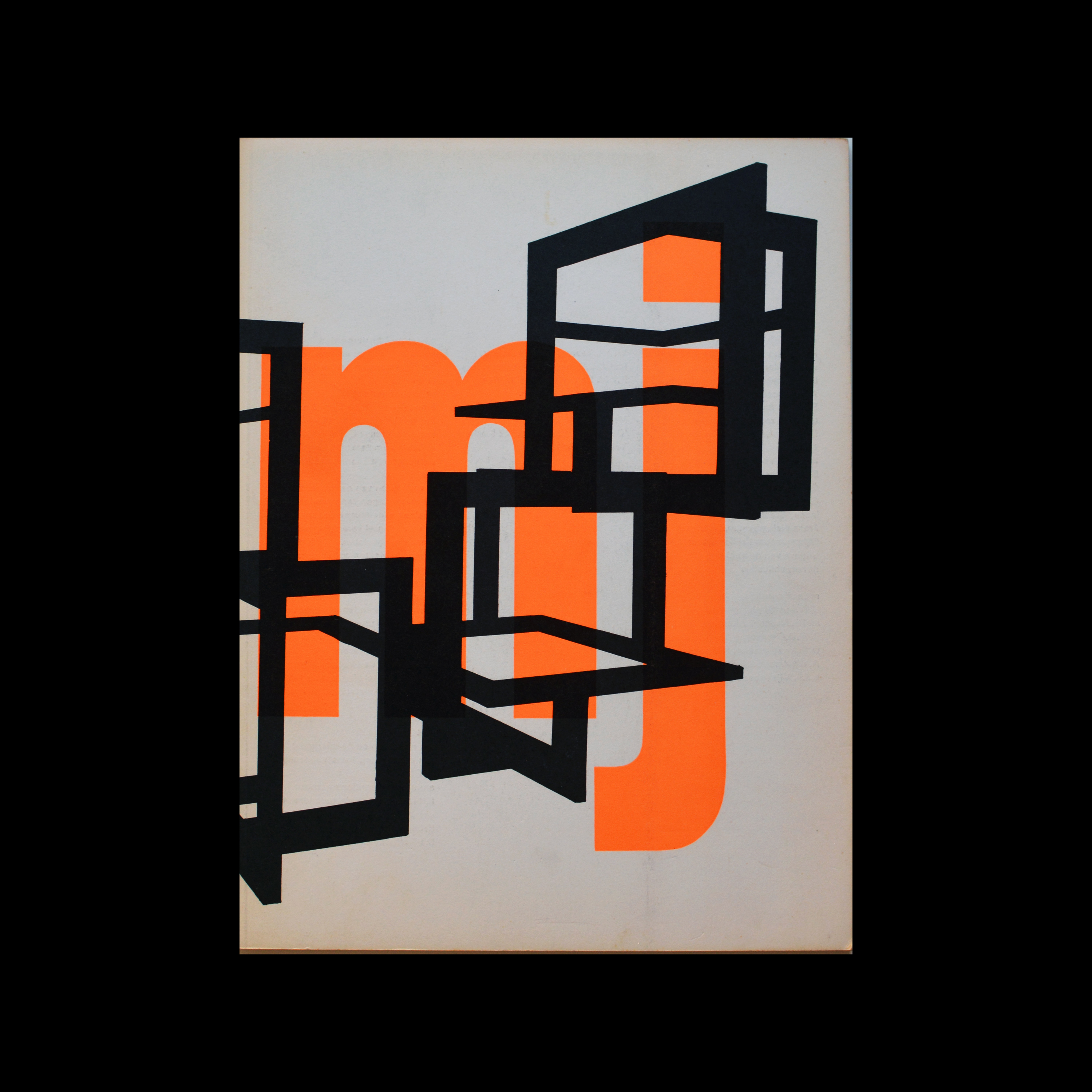 Museumjournaal, Serie 11 no 8, 1966. Designed by Jurriaan Schrofer